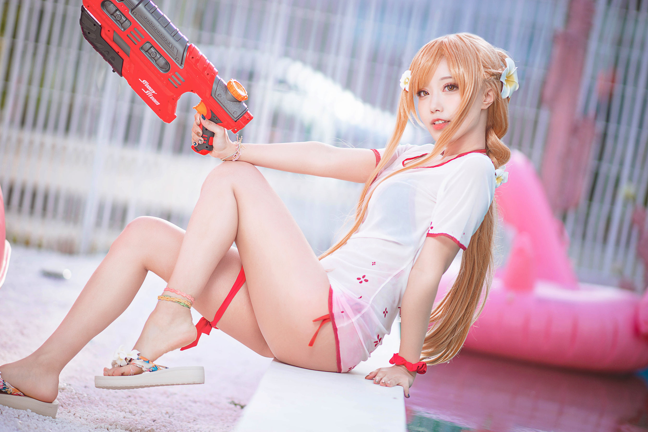 动漫博主切切celia - 亚丝娜泳装（20P）-爱变色