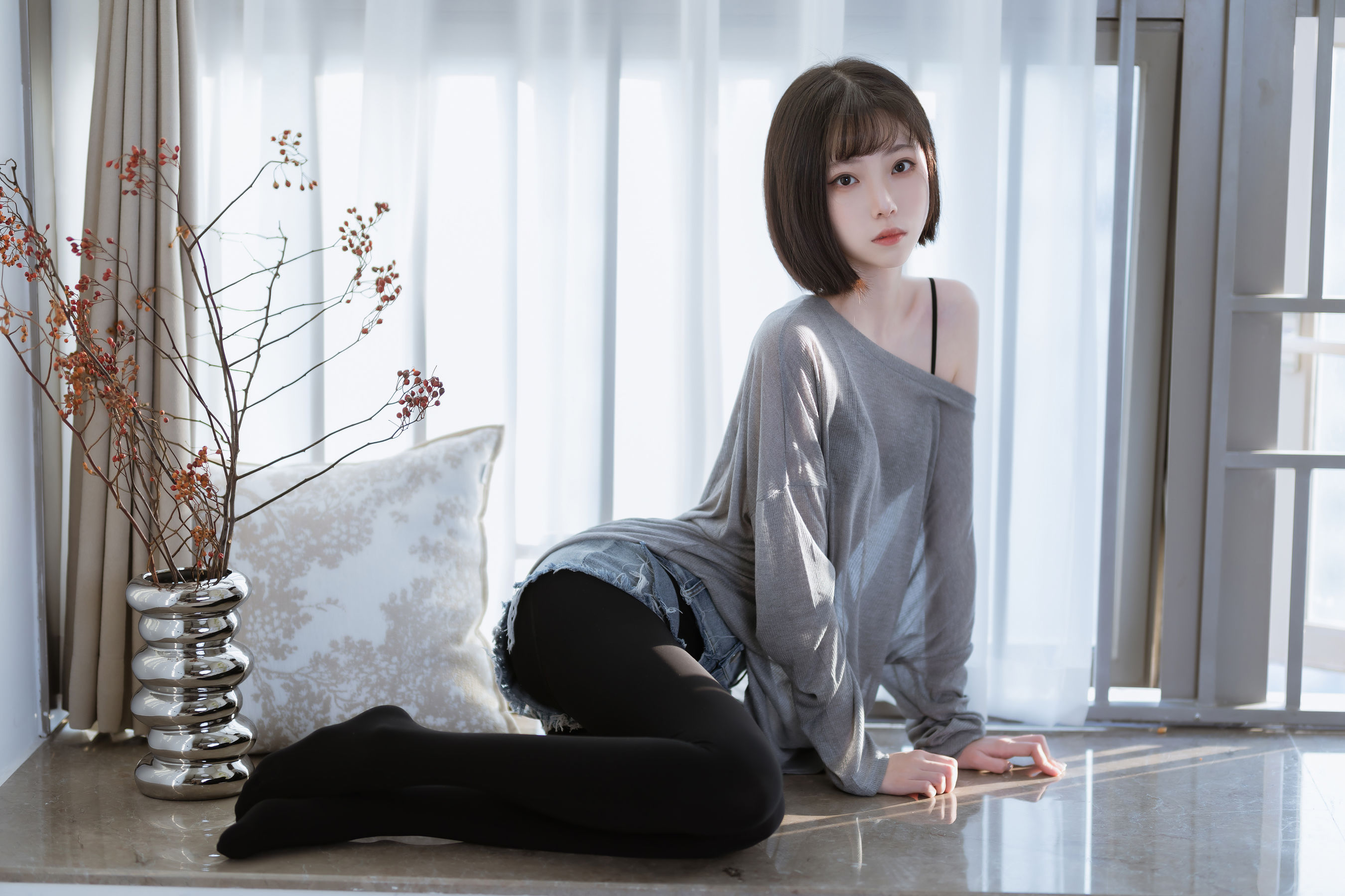 许岚 - 半透毛衣（38P）