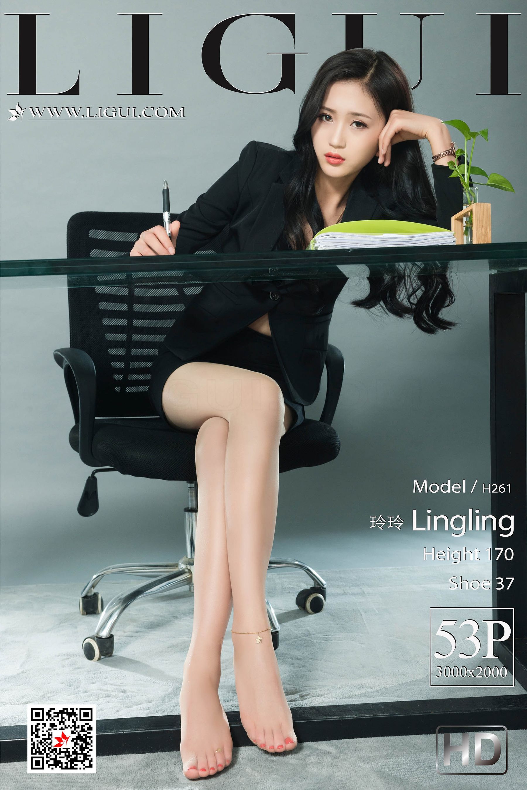 [丽柜LIGUI] 网络丽人 Model 玲玲（54P）