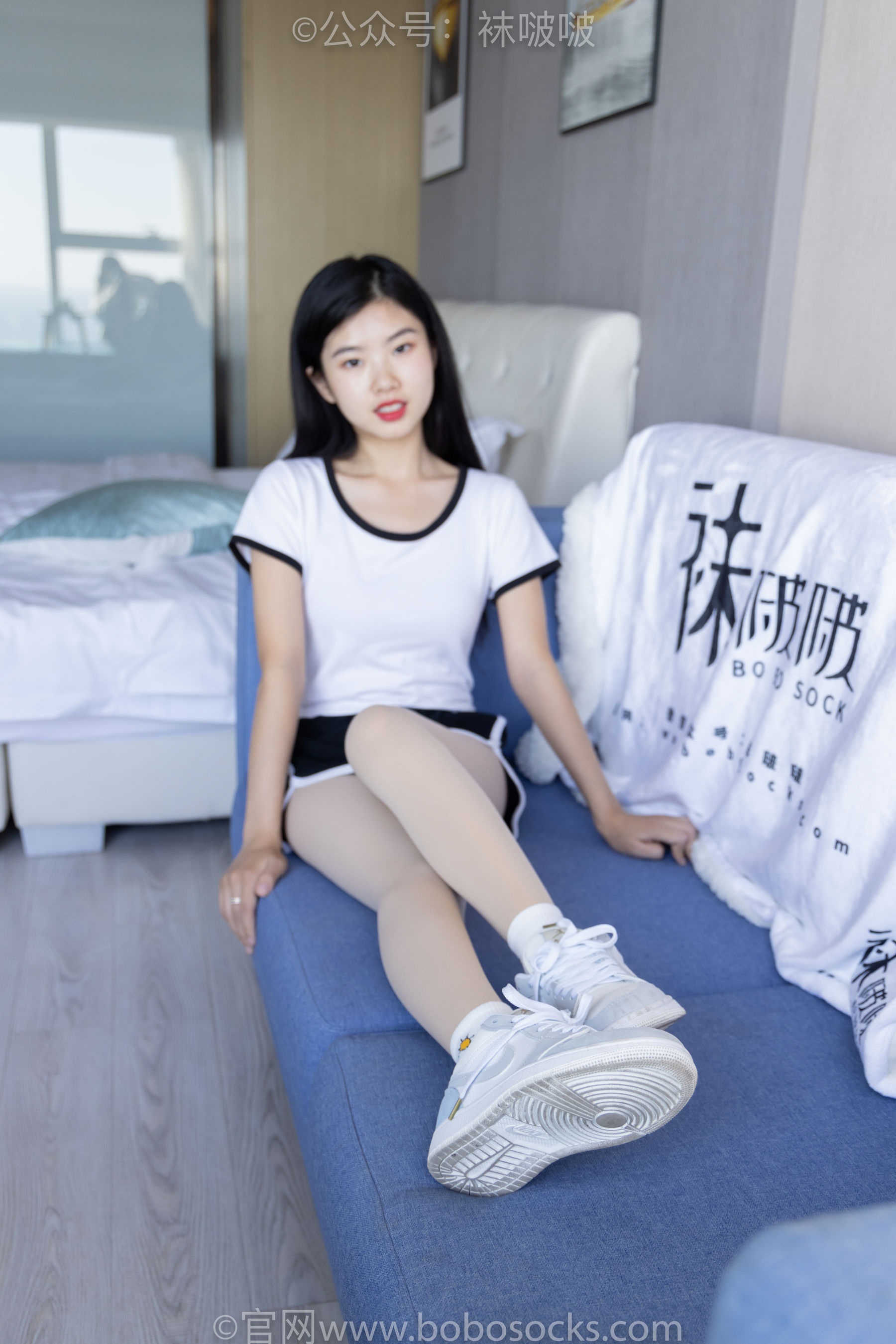 BoBoSocks袜啵啵 No.031 小奶熊-AJ板鞋、白棉袜、厚肉丝（148P）