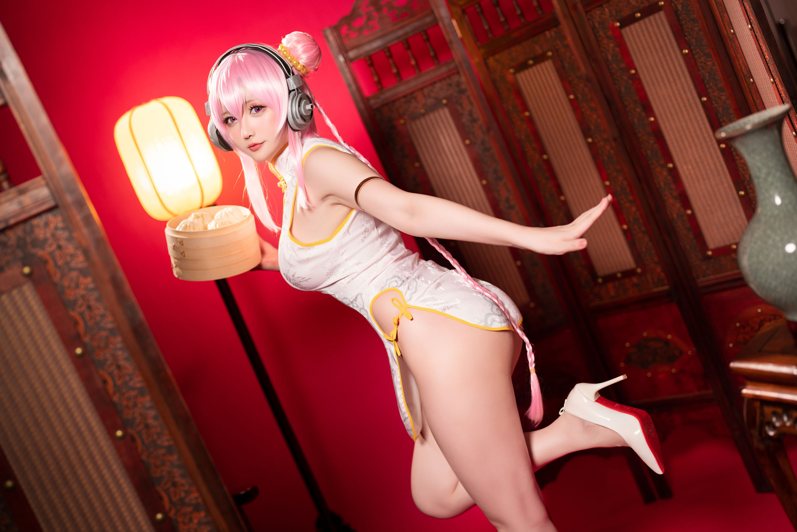 Coser小姐姐星之迟迟 - 超级索尼子 旗袍（41P）