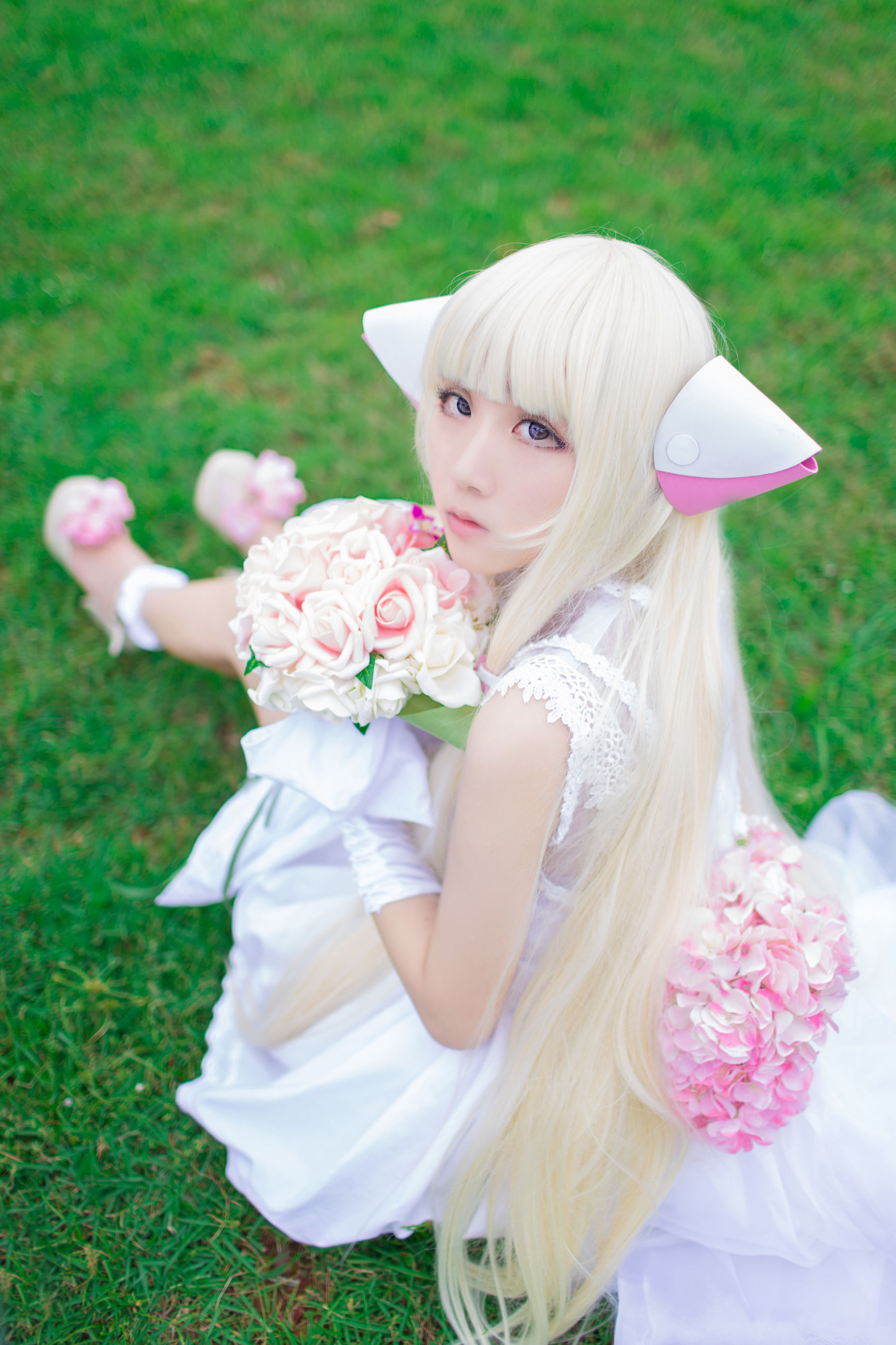 [福利COS] 动漫博主浅野菌子 - 人型电脑天使心 小叽（13P）