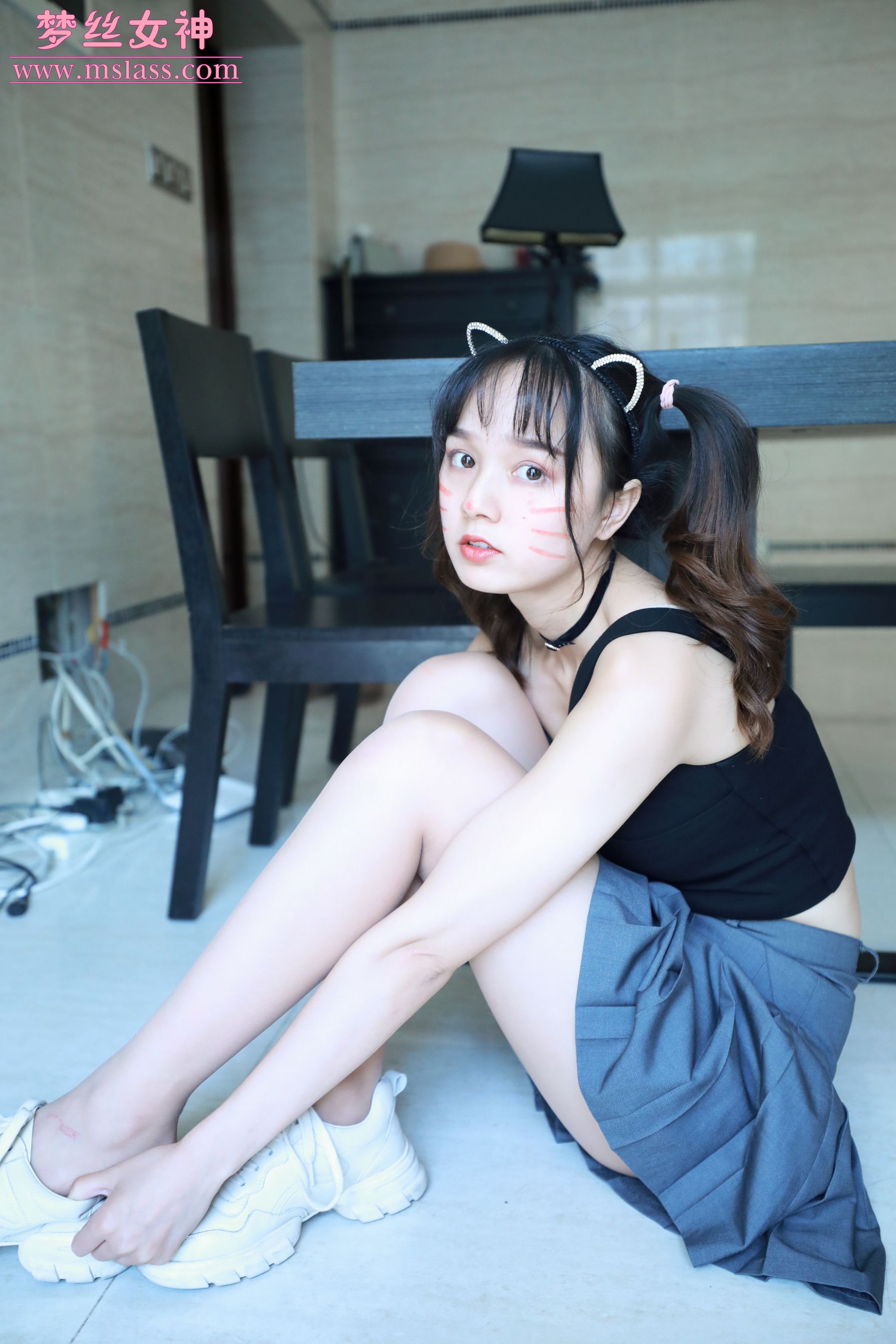 [梦丝女神MSLASS]  玥玥 家居小淑女（65P）