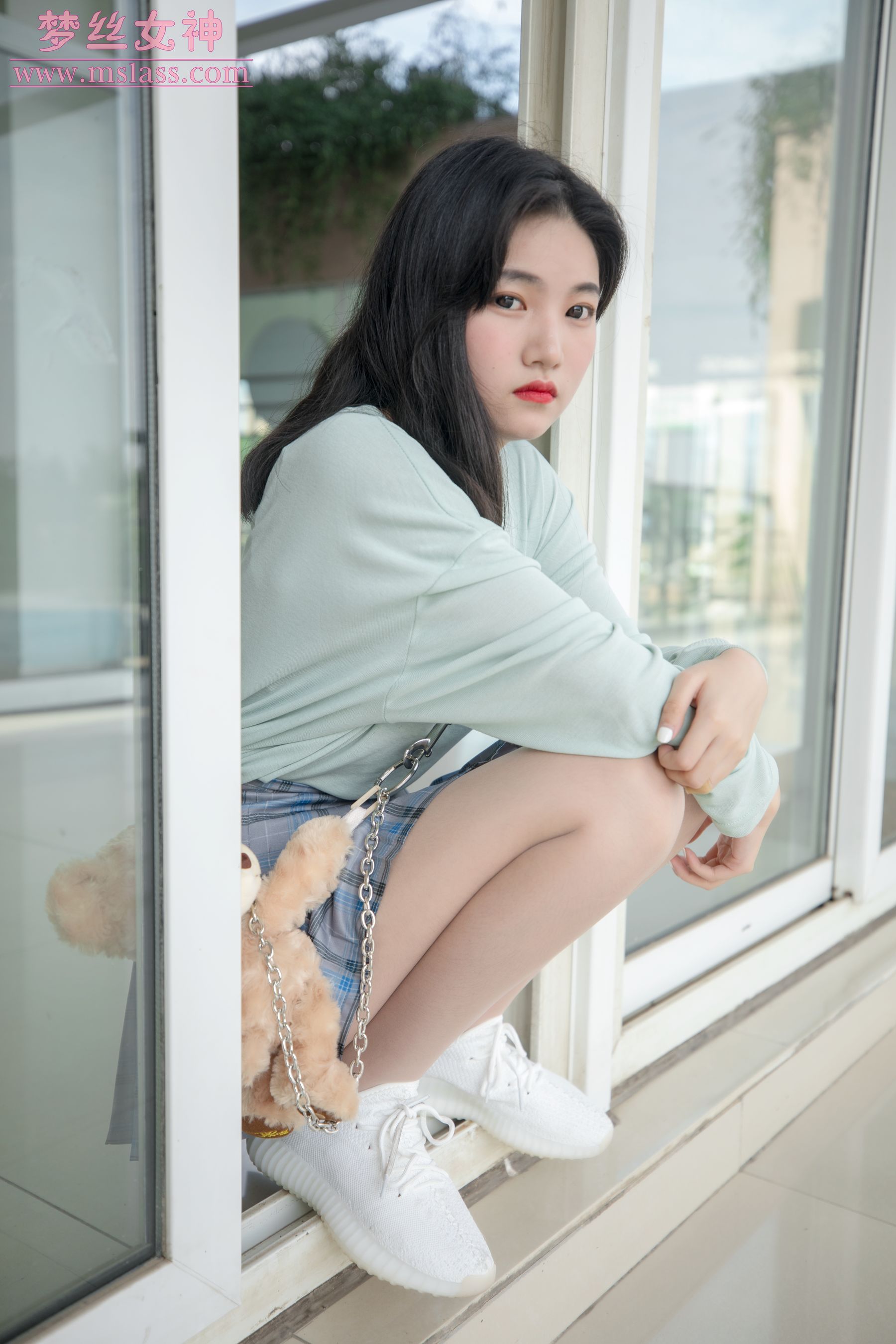 [梦丝女神MSLASS]  酥酥 恬静的小白鞋丝袜（68P）