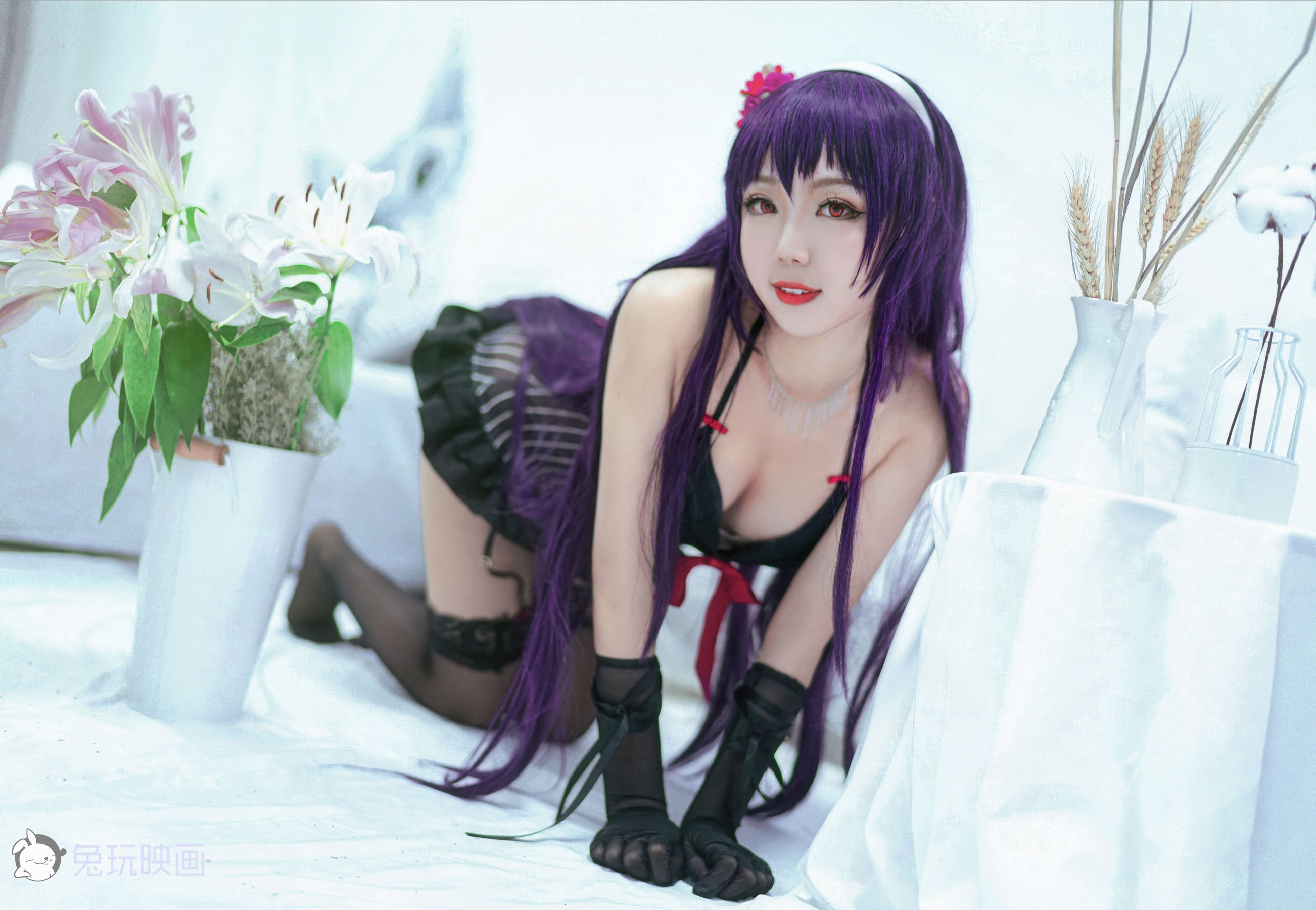 [兔玩映画] - 学姐月下巡游（41P）