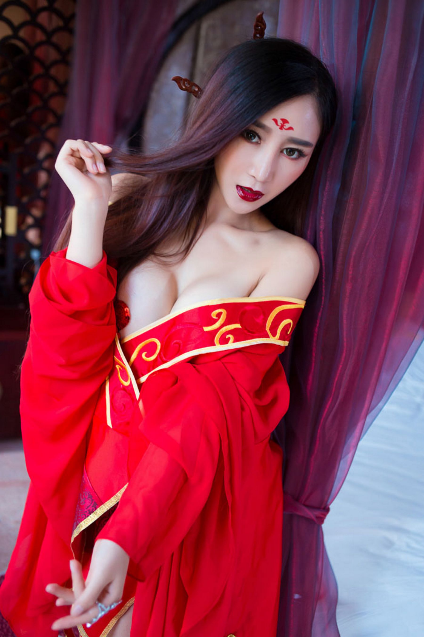 邹晶晶《花千骨 ? 魔化》COS [秀人网XiuRen] No.382（56P）