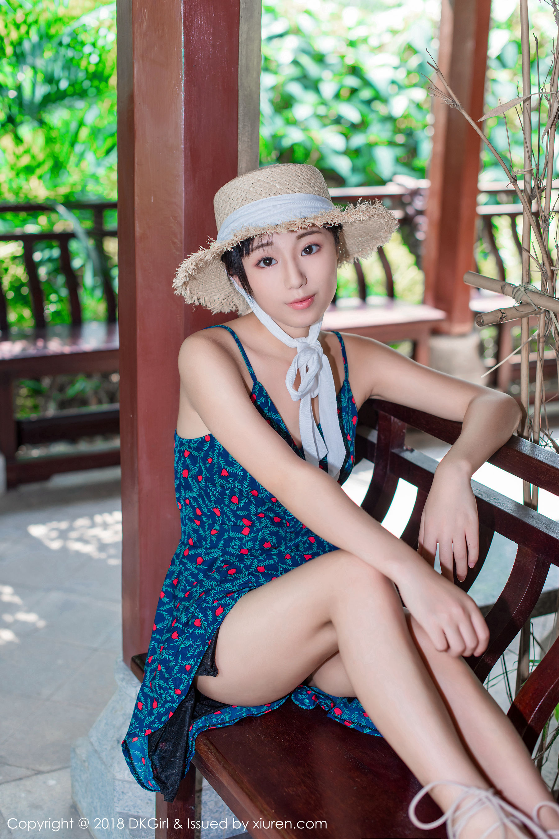 苍井优香《清纯甜美草帽少女》 [御女郎DKGirl] Vol.055（53P）