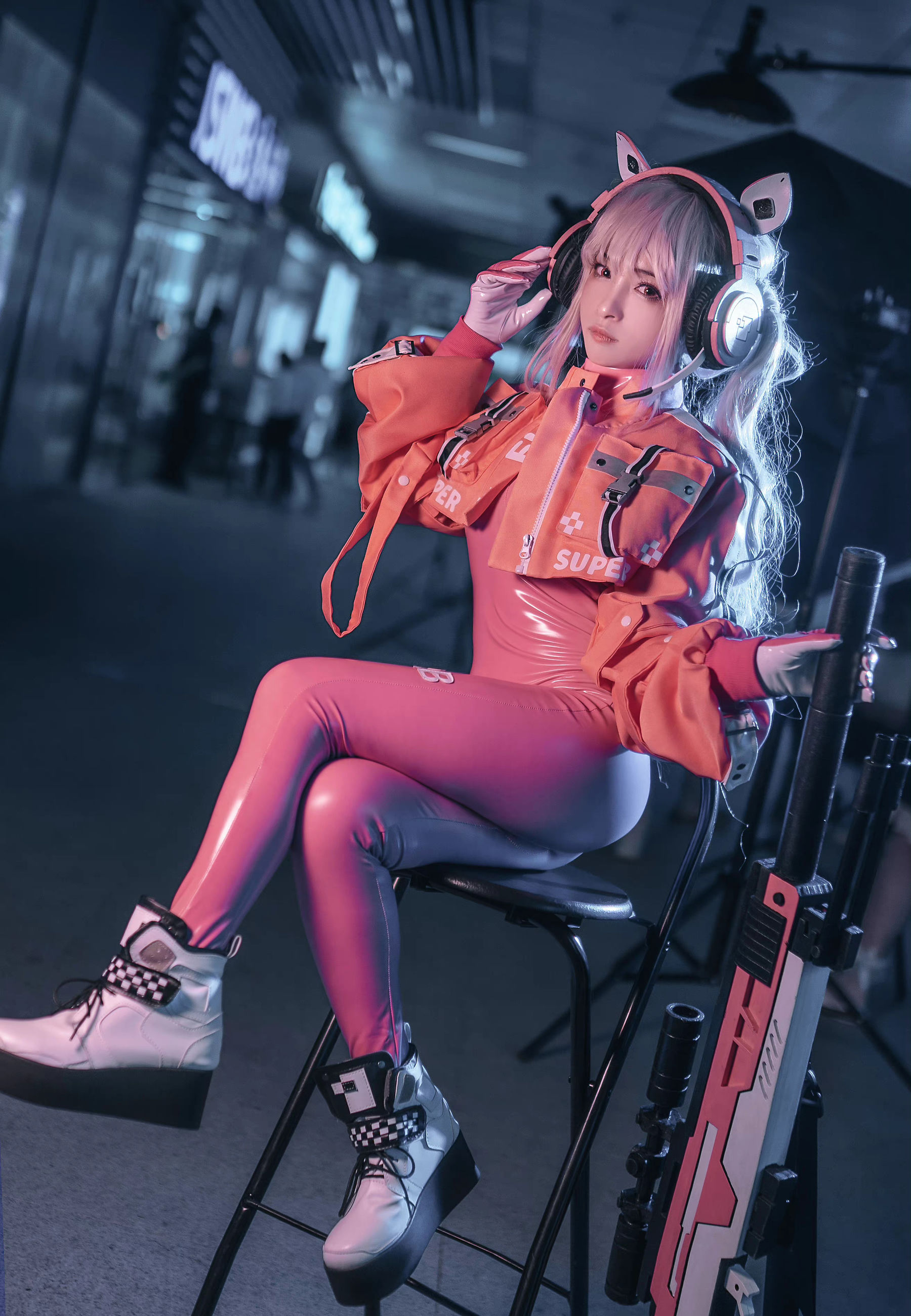 动漫博主九九八XY - 萤火虫漫展 NIKKE 胜利女神 爱丽丝（18P）