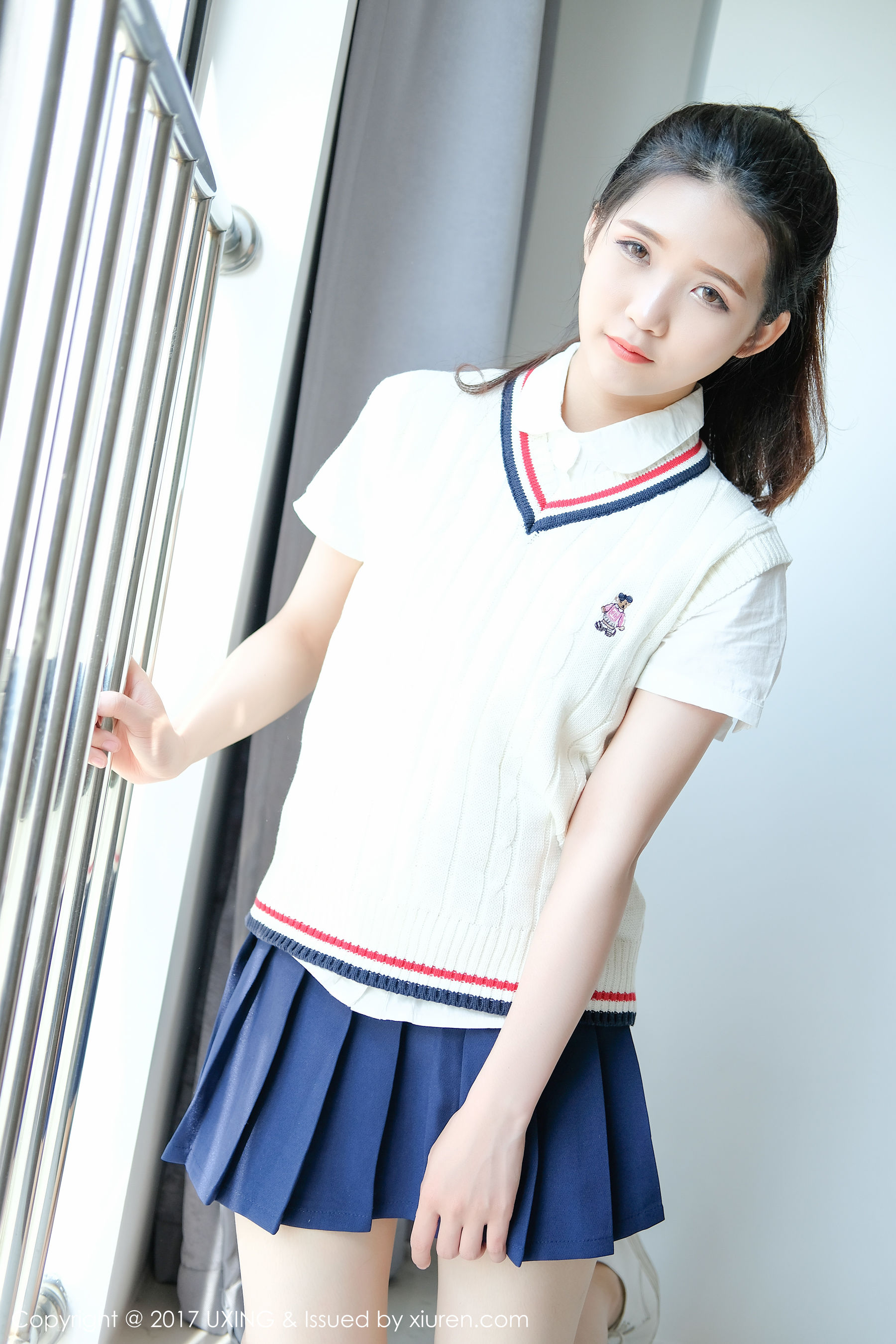 可爱的小叶子《校服软妹》 [优星馆UXING] VOL.056（37P）