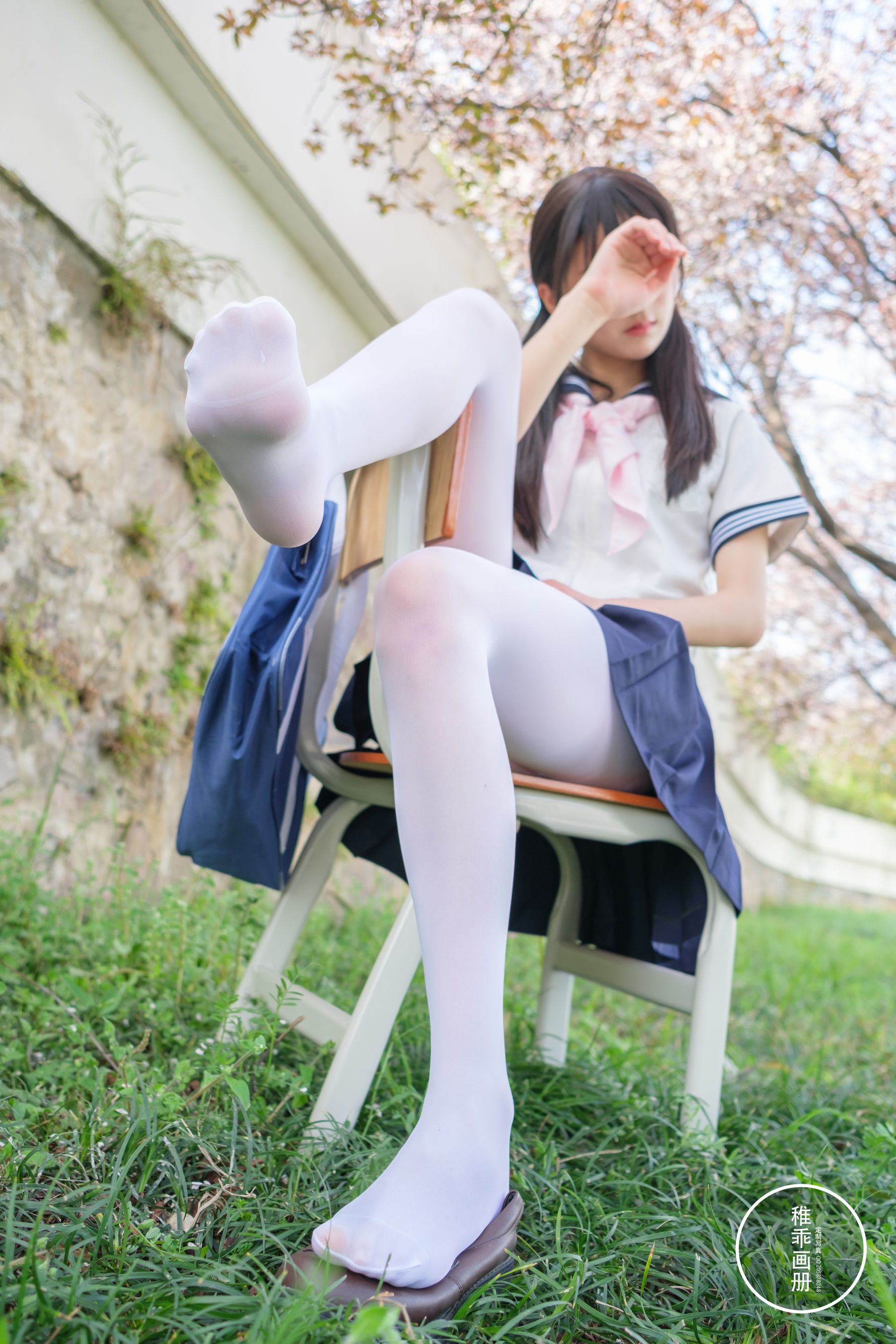 [福利COS] 柴系小乖(稚乖画册) - 夜夜 单车郊游（84P）