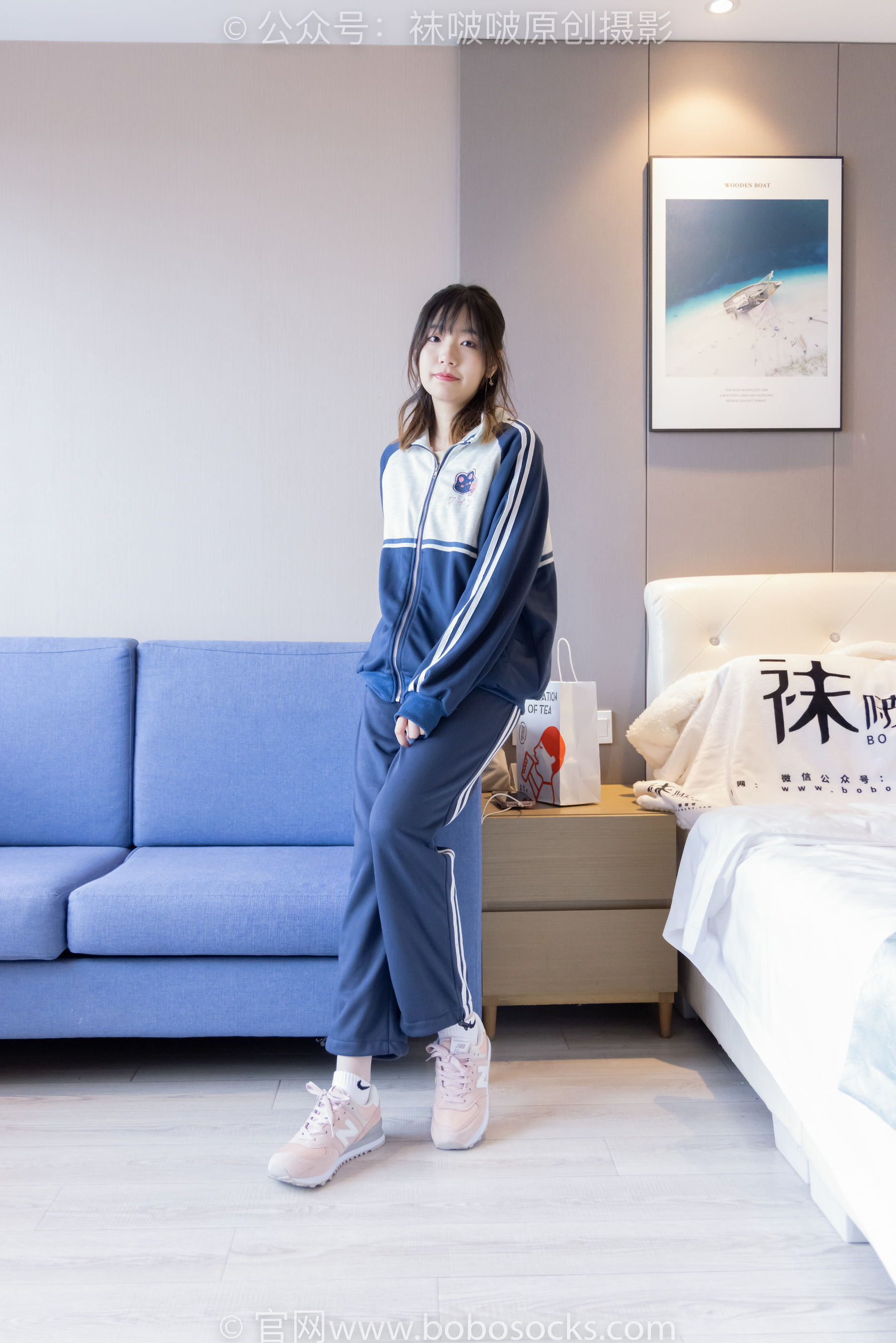 BoBoSocks袜啵啵 No.226 小甜豆-运动鞋、白棉袜、白丝（140P）