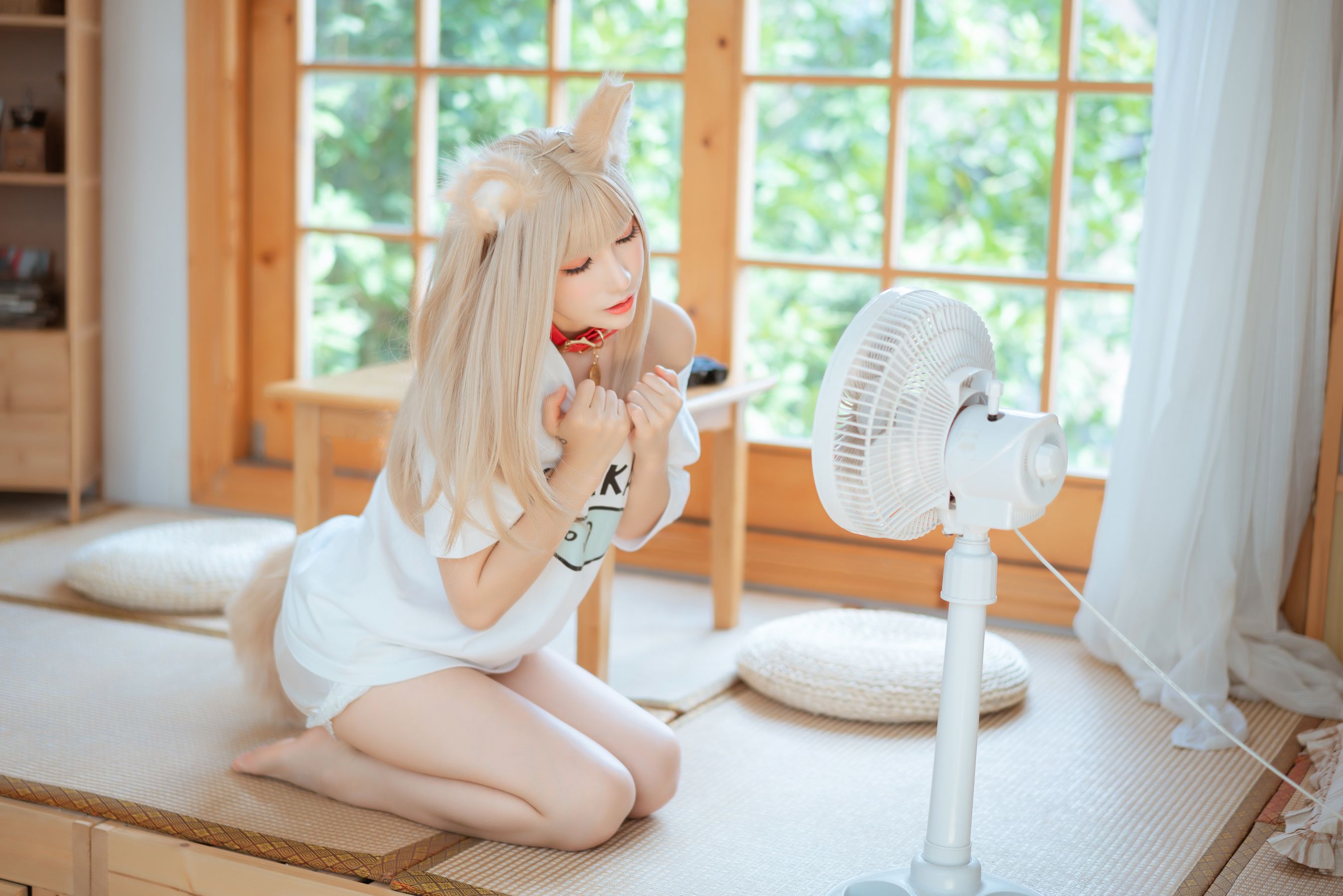 [福利COS] Coser衣衣 - 40原猫娘 黄豆粉（21P）