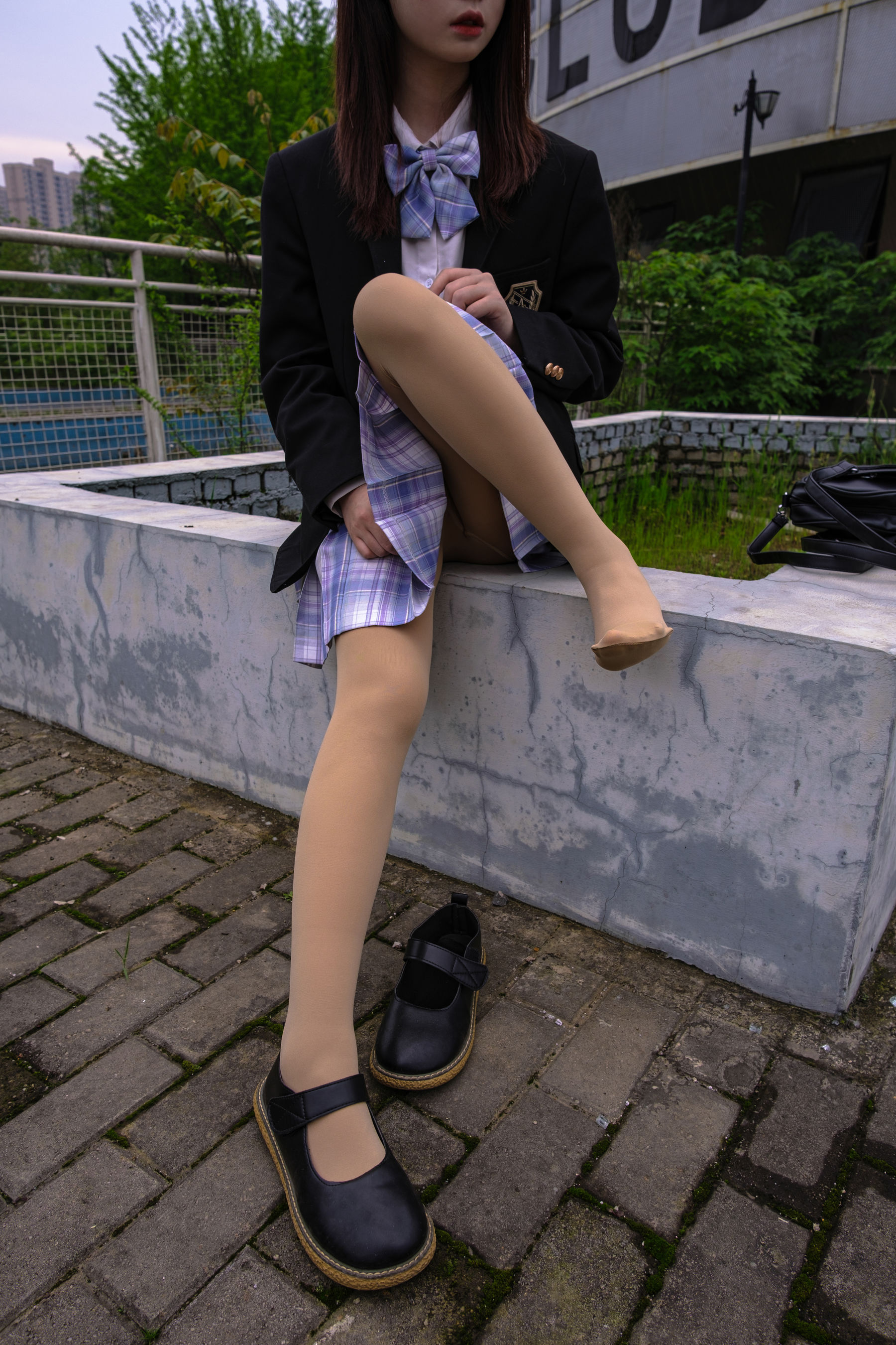 森萝财团写真 月下001 小夜 肉丝 300D 真空（74P）