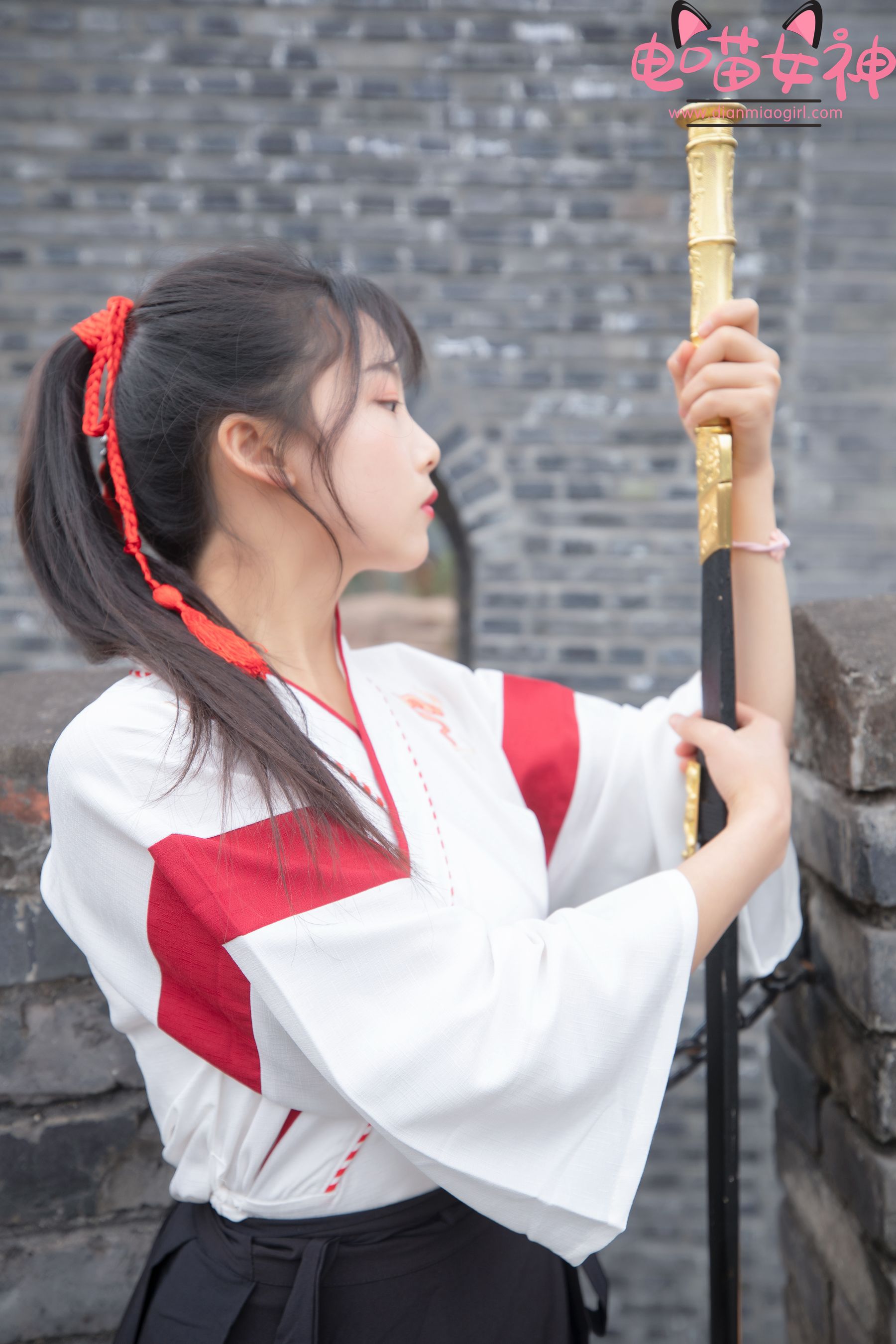 [网红COSER] 电喵女神 - 灵唯 长城古装（69P）