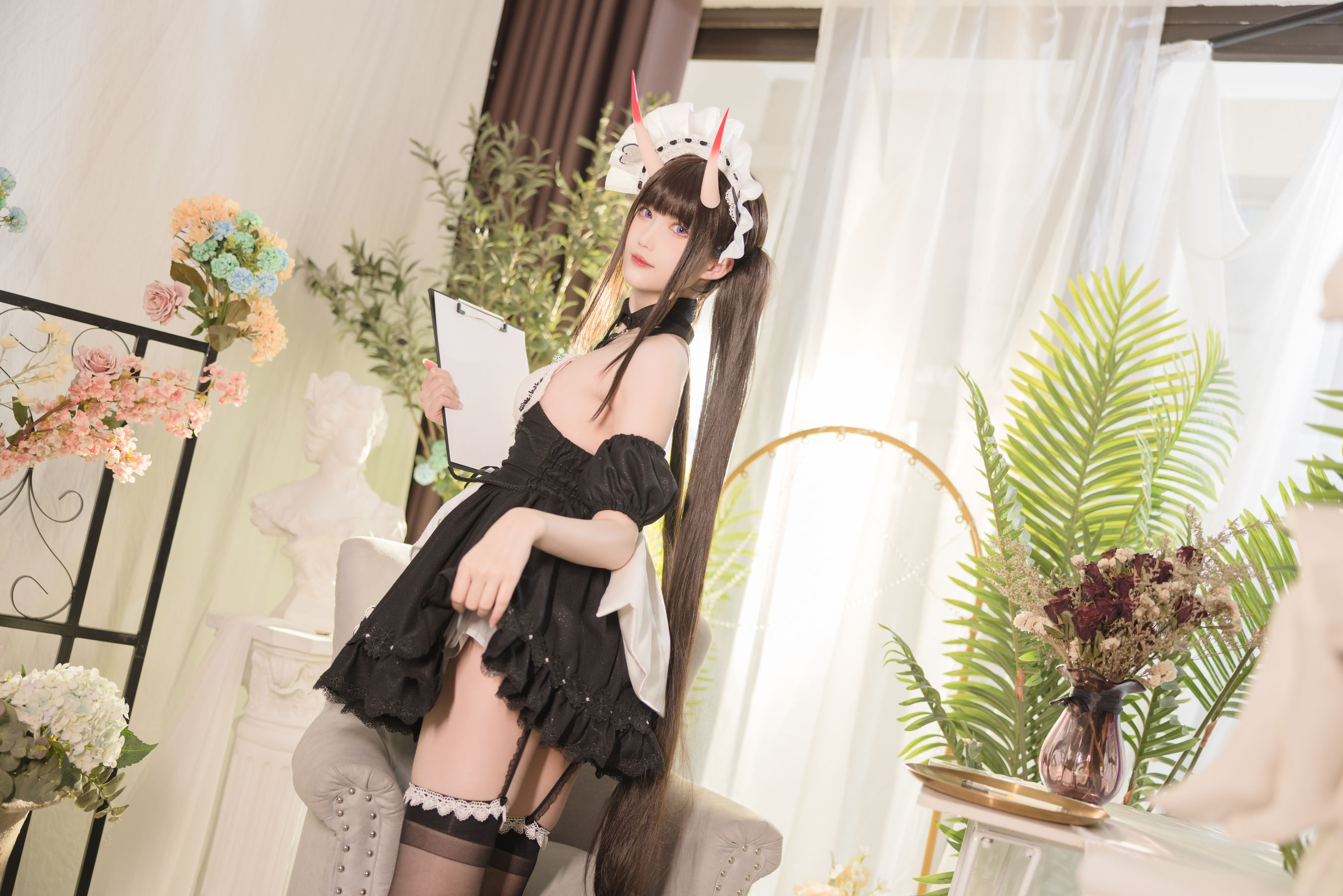 [福利COS] 花兮_honoka - 能代 需要少冰吗（21P）