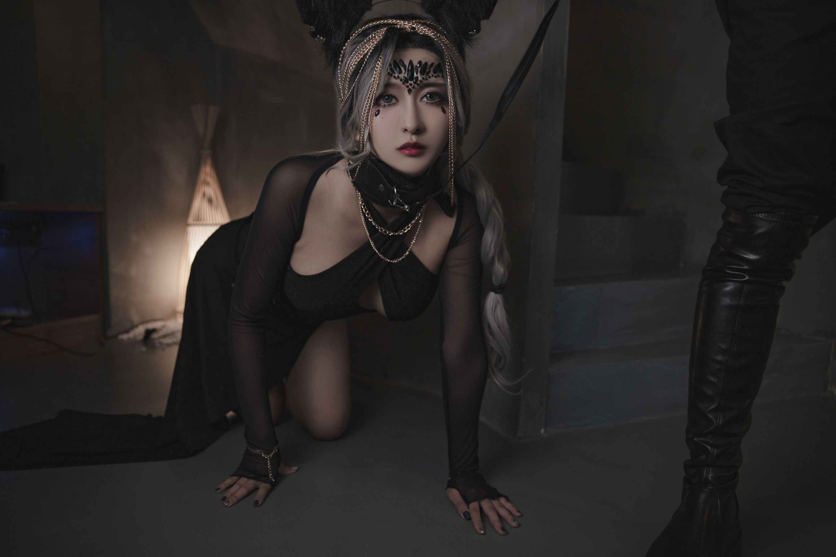 [福利COS] 动漫博主洛璃LoLiSAMA - 狼少女 狼女的调教（129P）