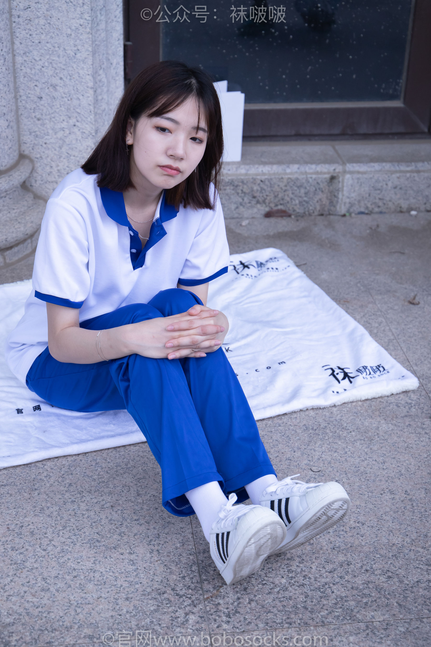 BoBoSocks袜啵啵 No.022 小甜豆-校服、贝壳头、白棉袜、肉丝（139P）