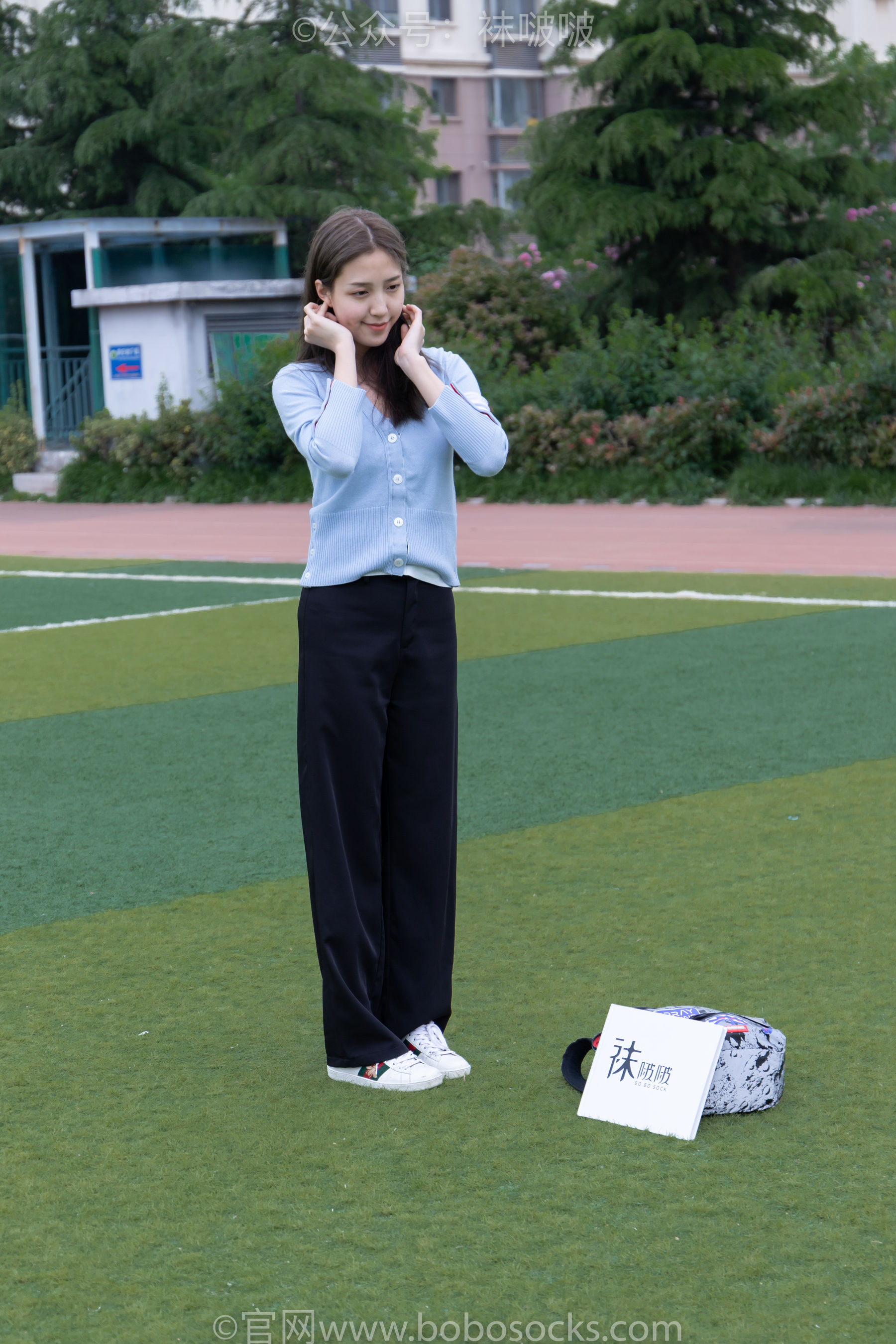 BoBoSocks袜啵啵 No.021 泡芙-板鞋、白棉袜、裸足（130P）