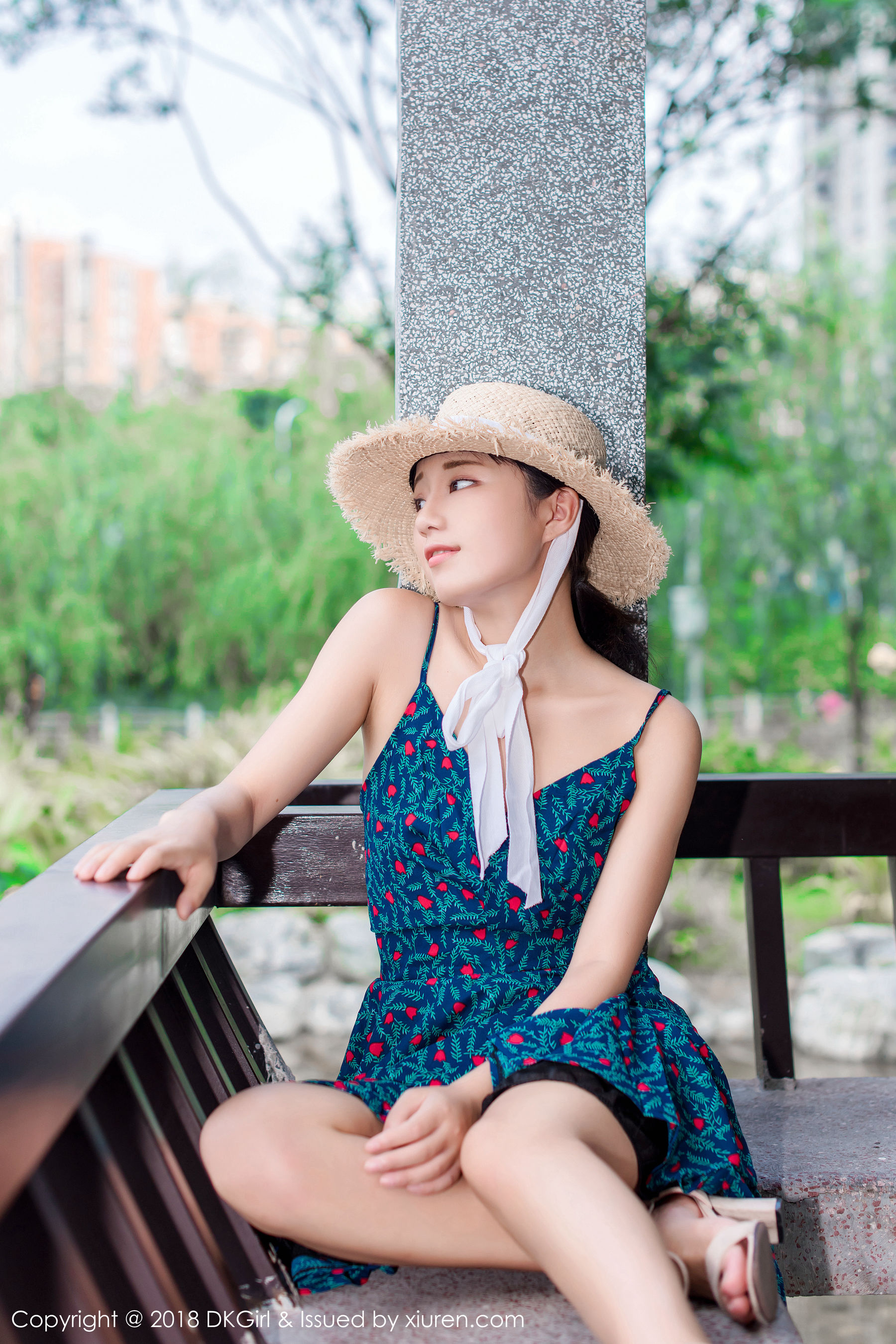 苍井优香《清纯甜美草帽少女》 [御女郎DKGirl] Vol.055（53P）