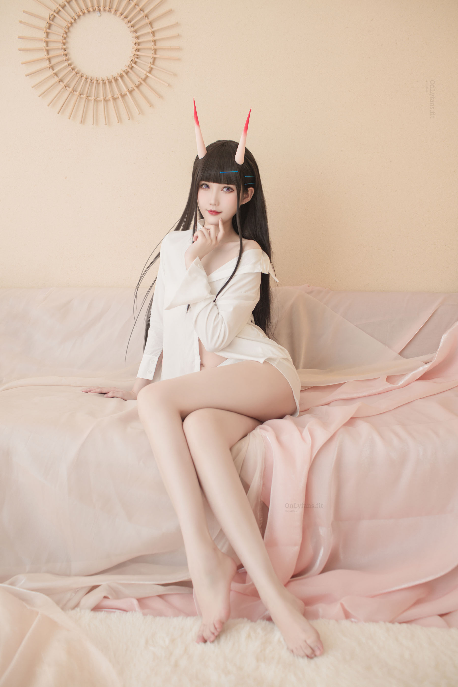 [福利COS] 花兮_honoka - 能代 宁静的六叠间（18P）