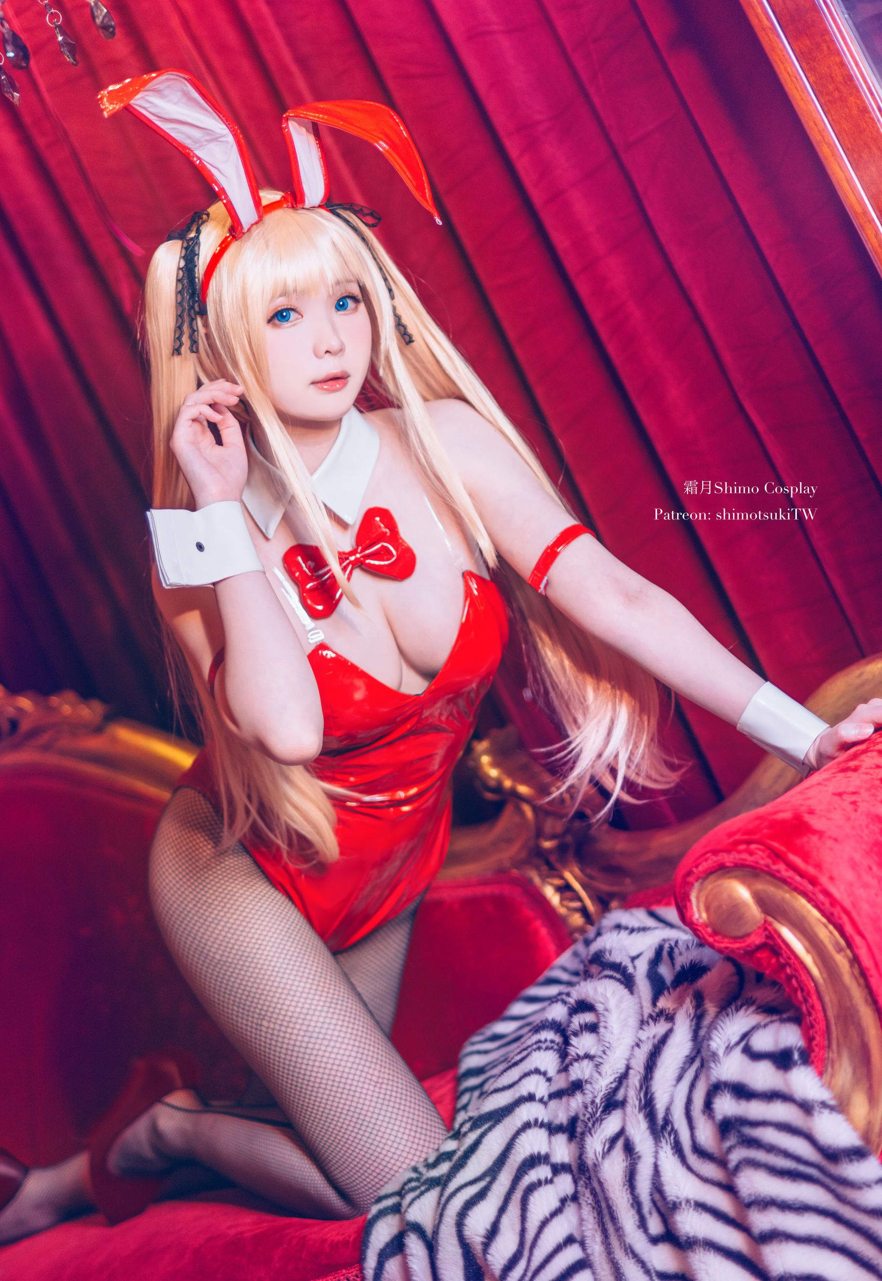 [福利COS] 微博妹纸霜月shimo - 英梨梨 兔女郎（12P）