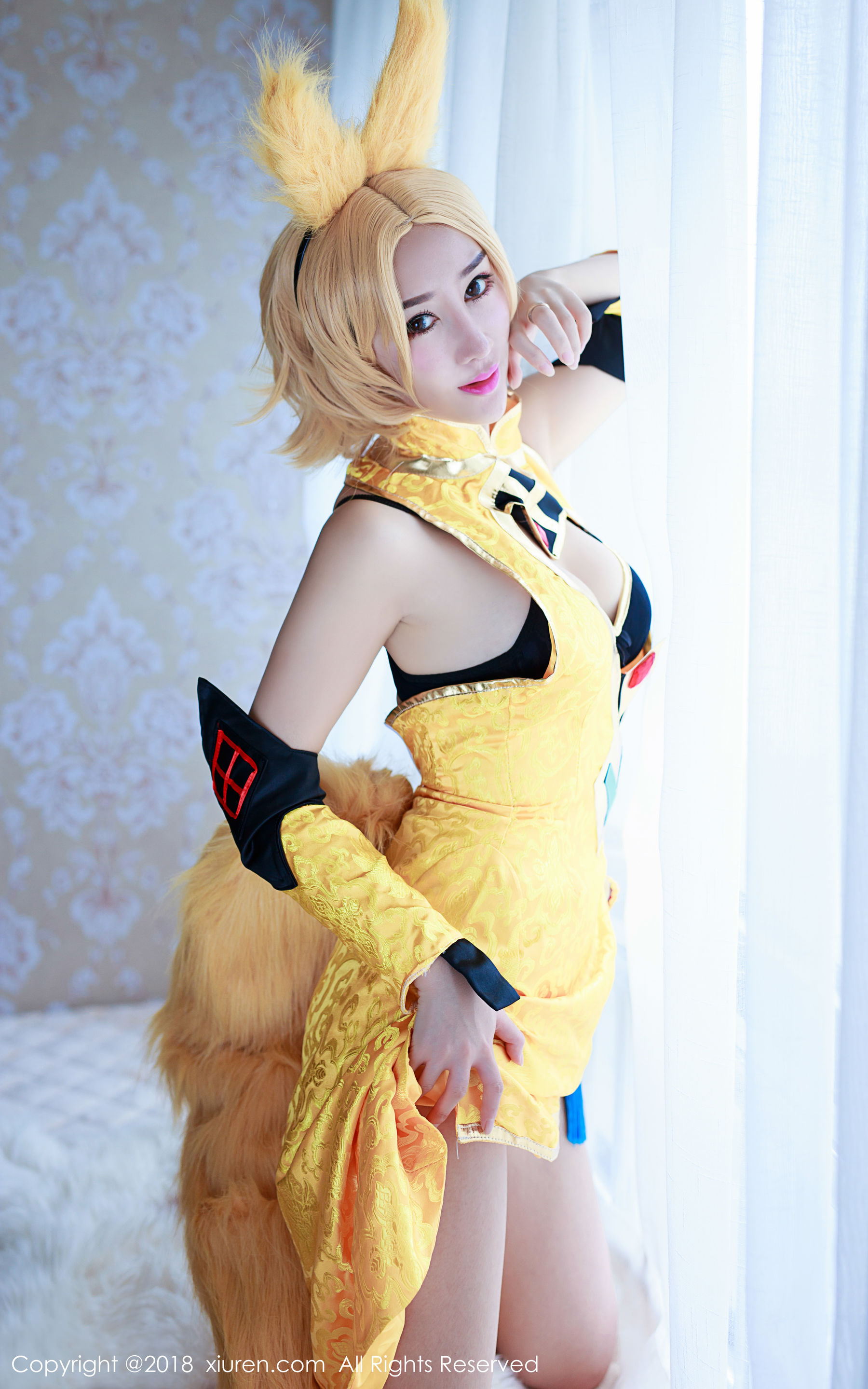 邹晶晶女王《王者荣耀妲己COS》 [秀人XiuRen] No.937（44P）