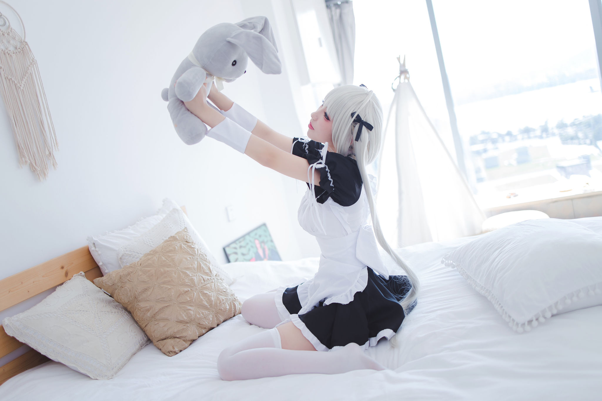 [福利COS] Coser衣衣 - 穹妹女仆（28P）