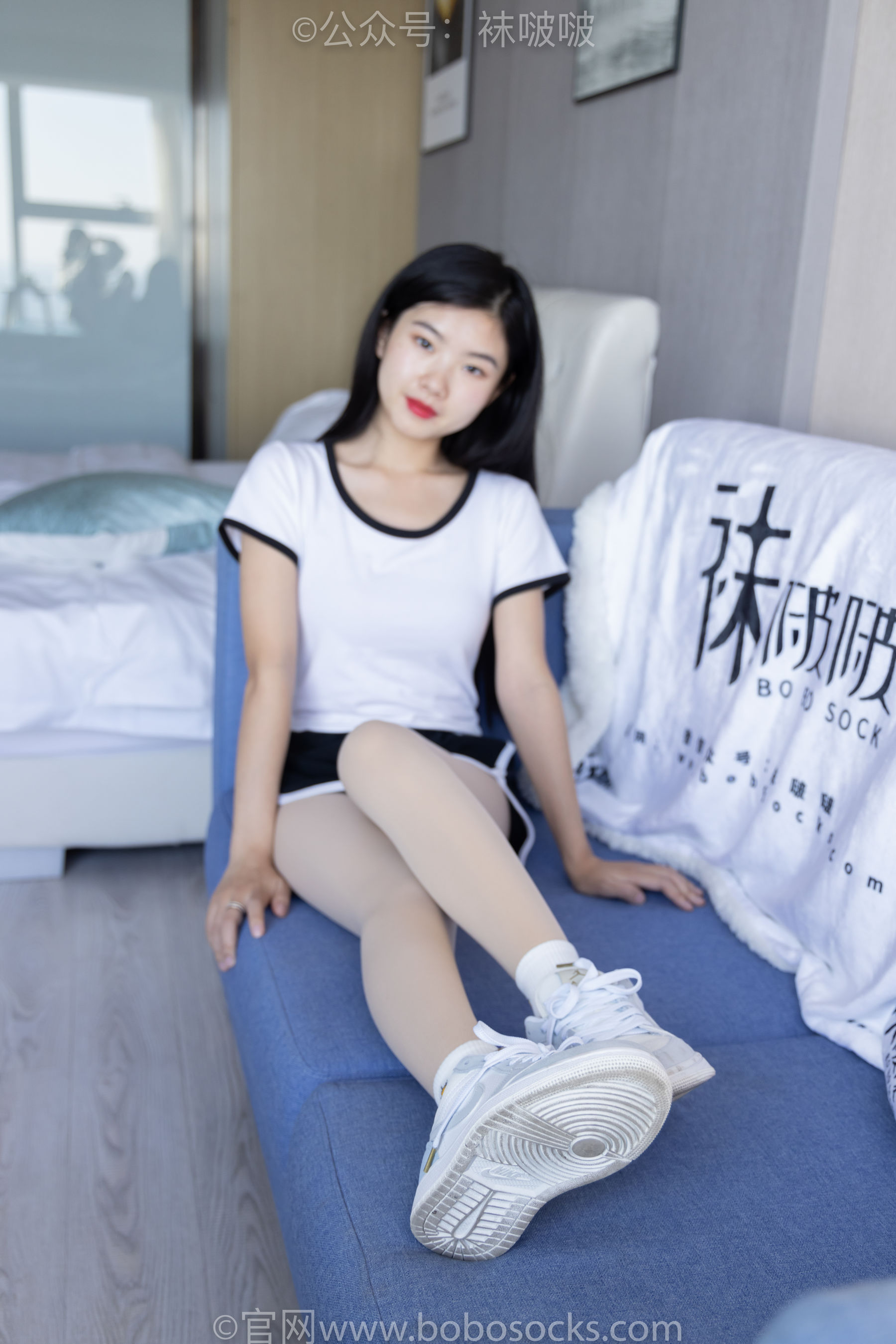 BoBoSocks袜啵啵 No.031 小奶熊-AJ板鞋、白棉袜、厚肉丝（148P）