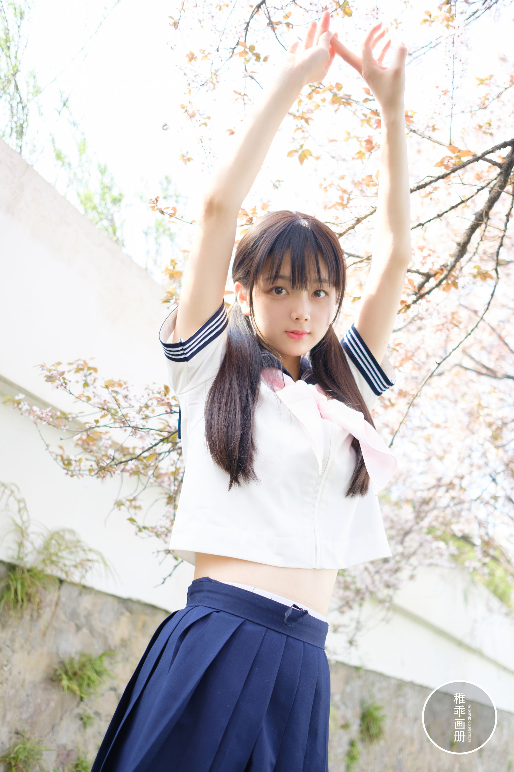 [福利COS] 柴系小乖(稚乖画册) - 夜夜 单车郊游（84P）