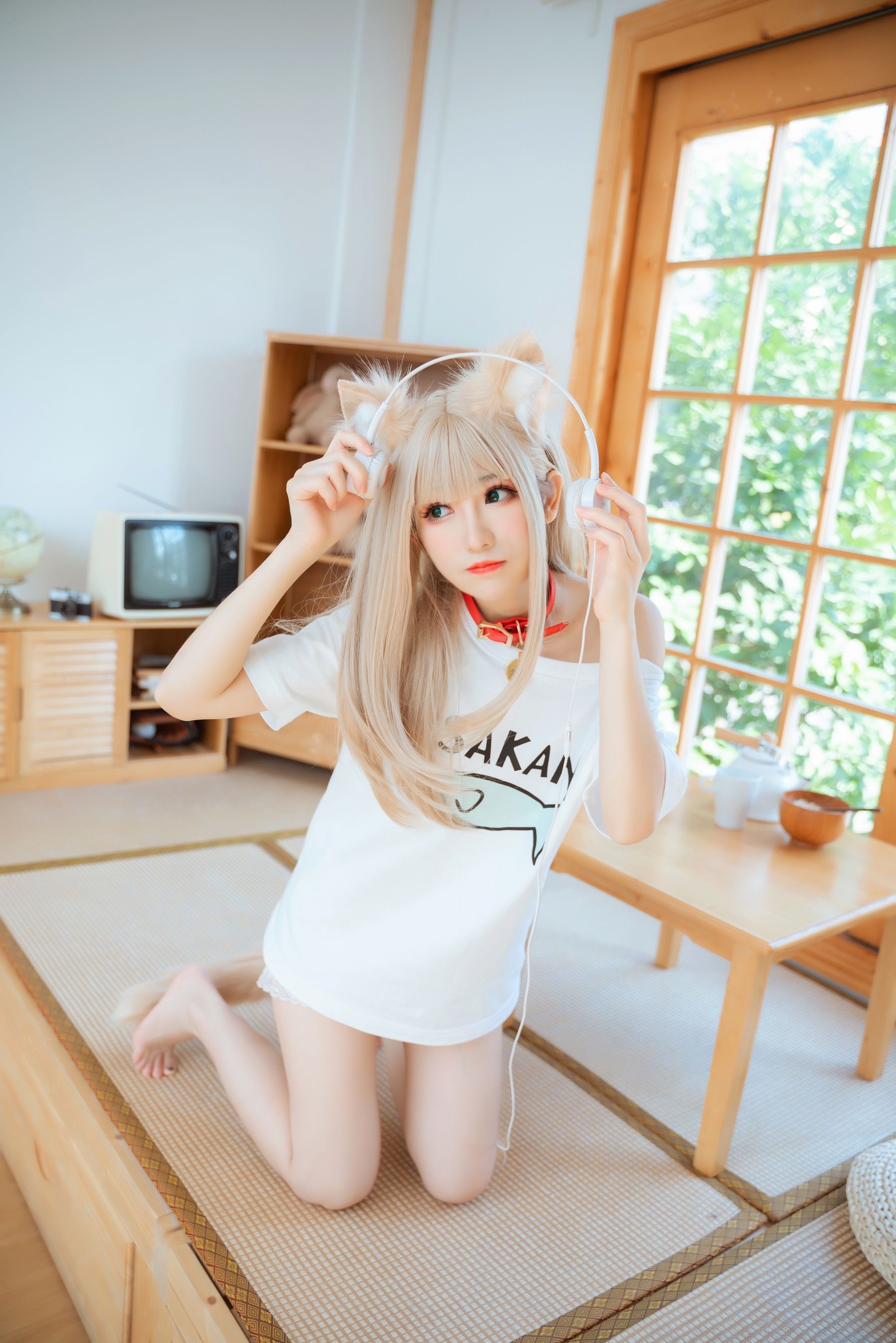 [福利COS] Coser衣衣 - 40原猫娘 黄豆粉（21P）