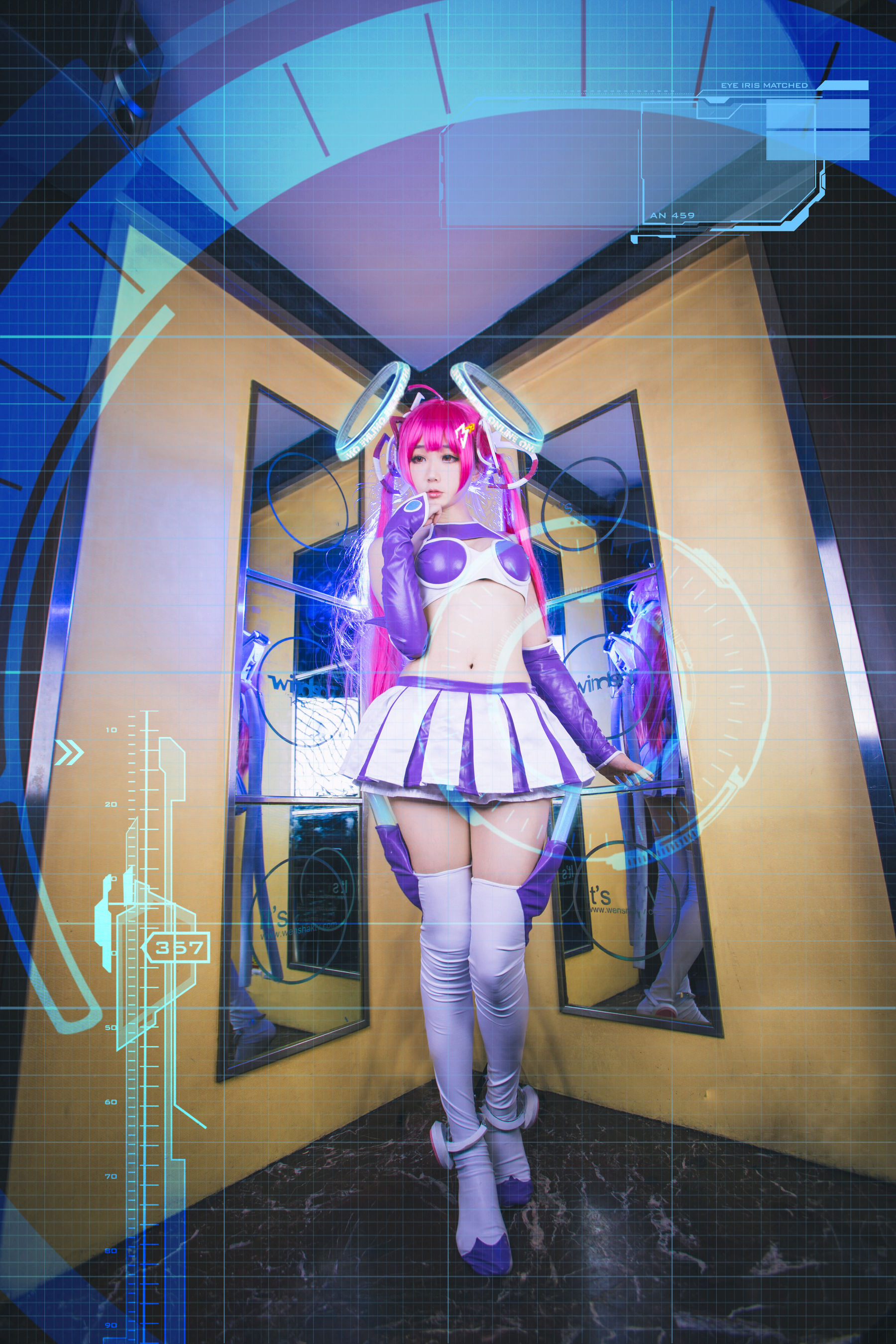 [福利COS] 动漫博主浅野菌子 - 300英雄 300娘（9P）