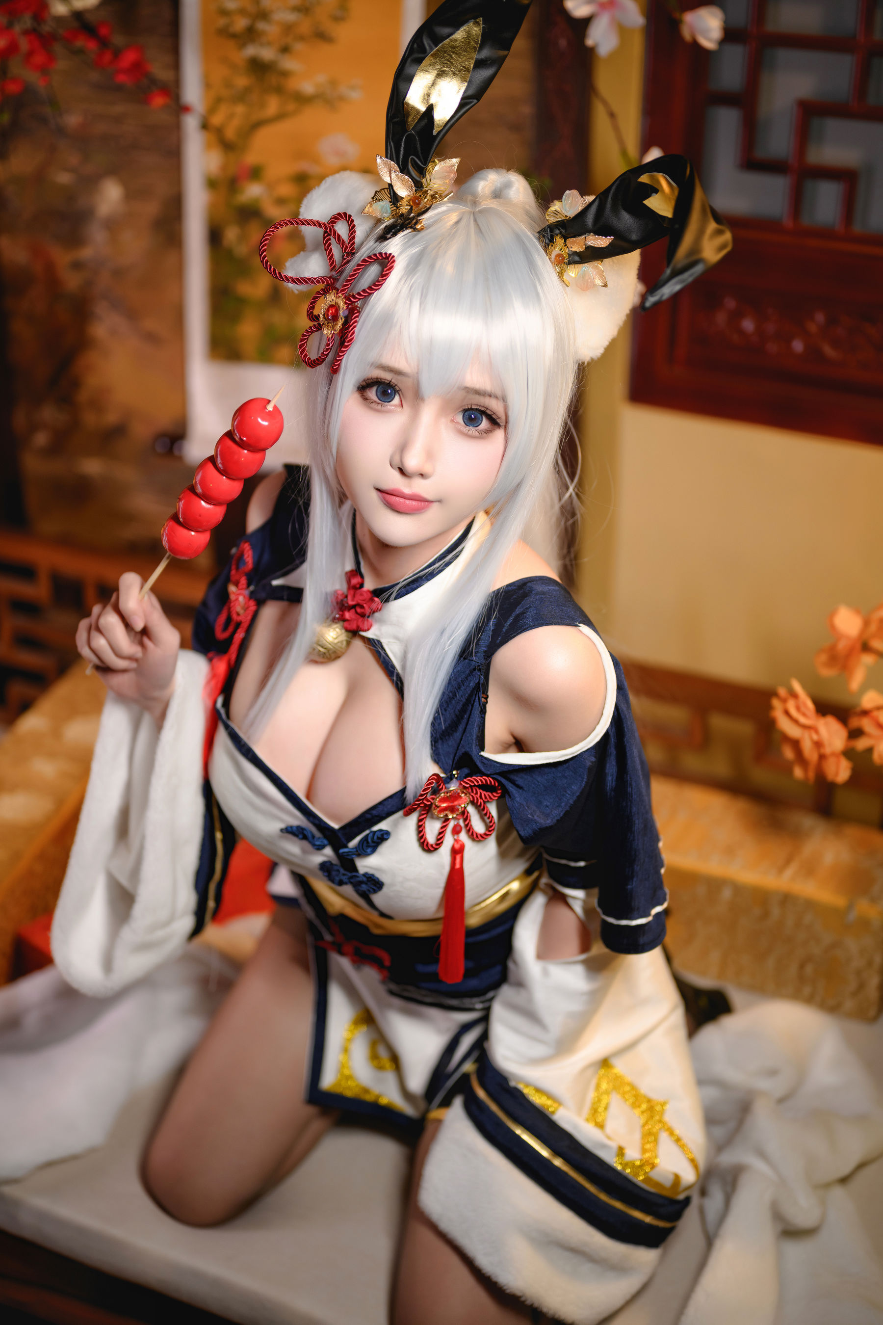 凛子酱 - 旗袍兔兔（21P）