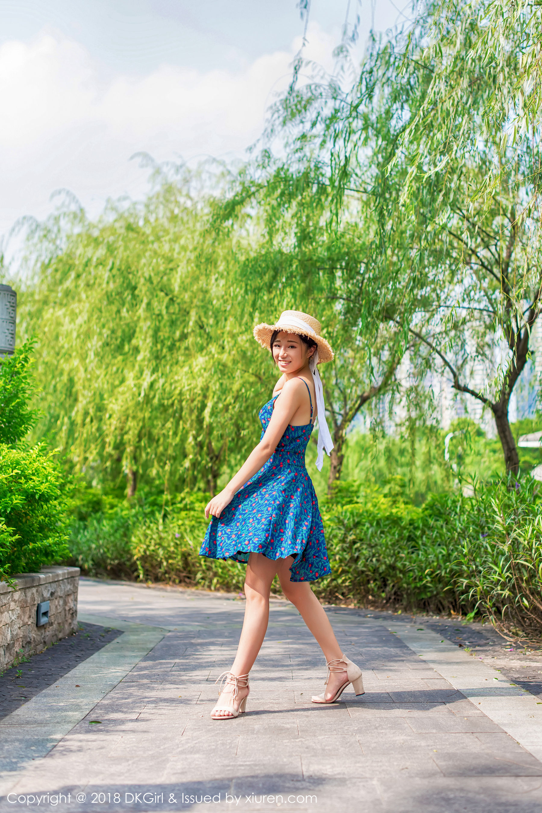 苍井优香《清纯甜美草帽少女》 [御女郎DKGirl] Vol.055（53P）