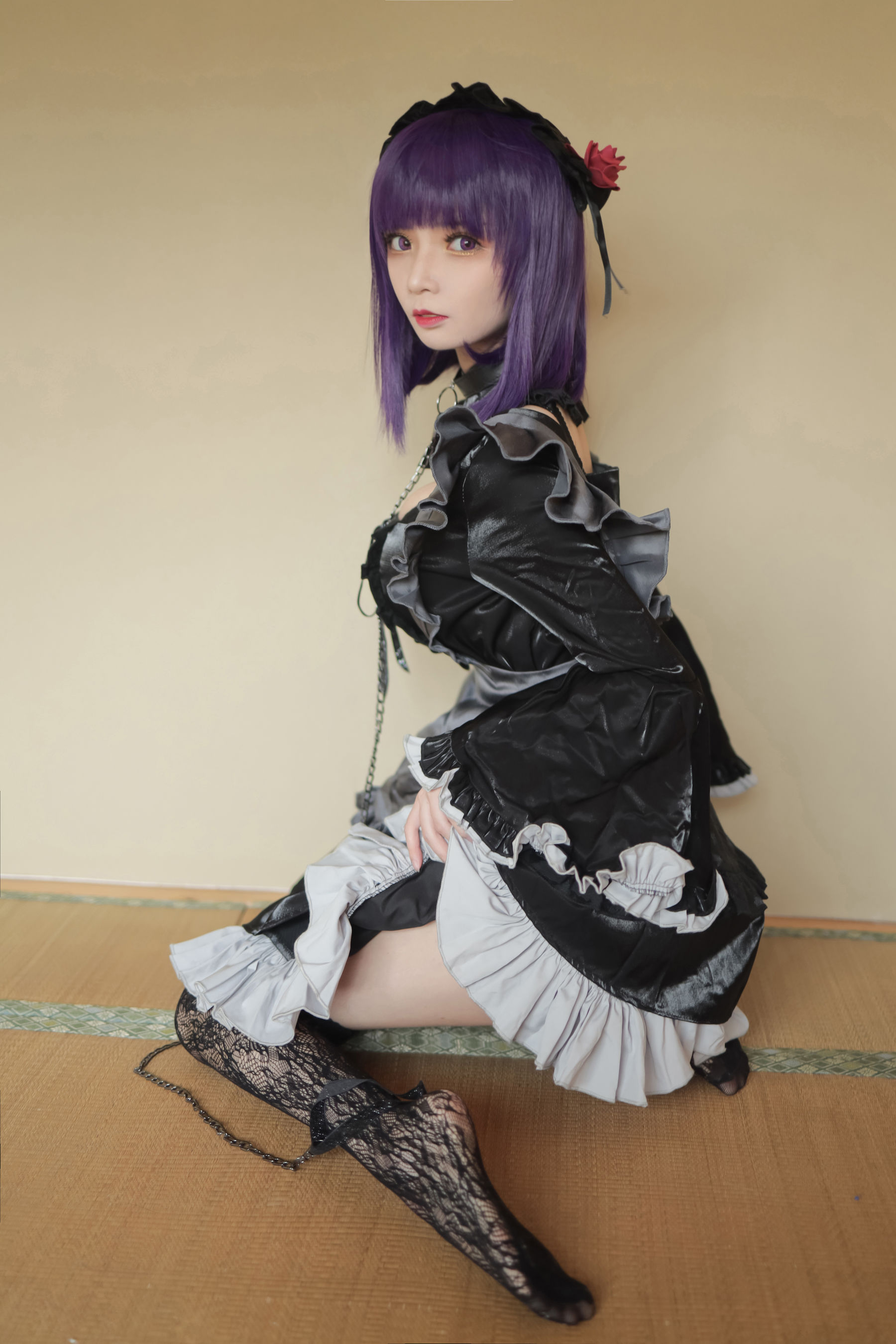 [福利COS] 动漫博主爱老师_PhD - 喜多川海梦 洛丽塔（13P）