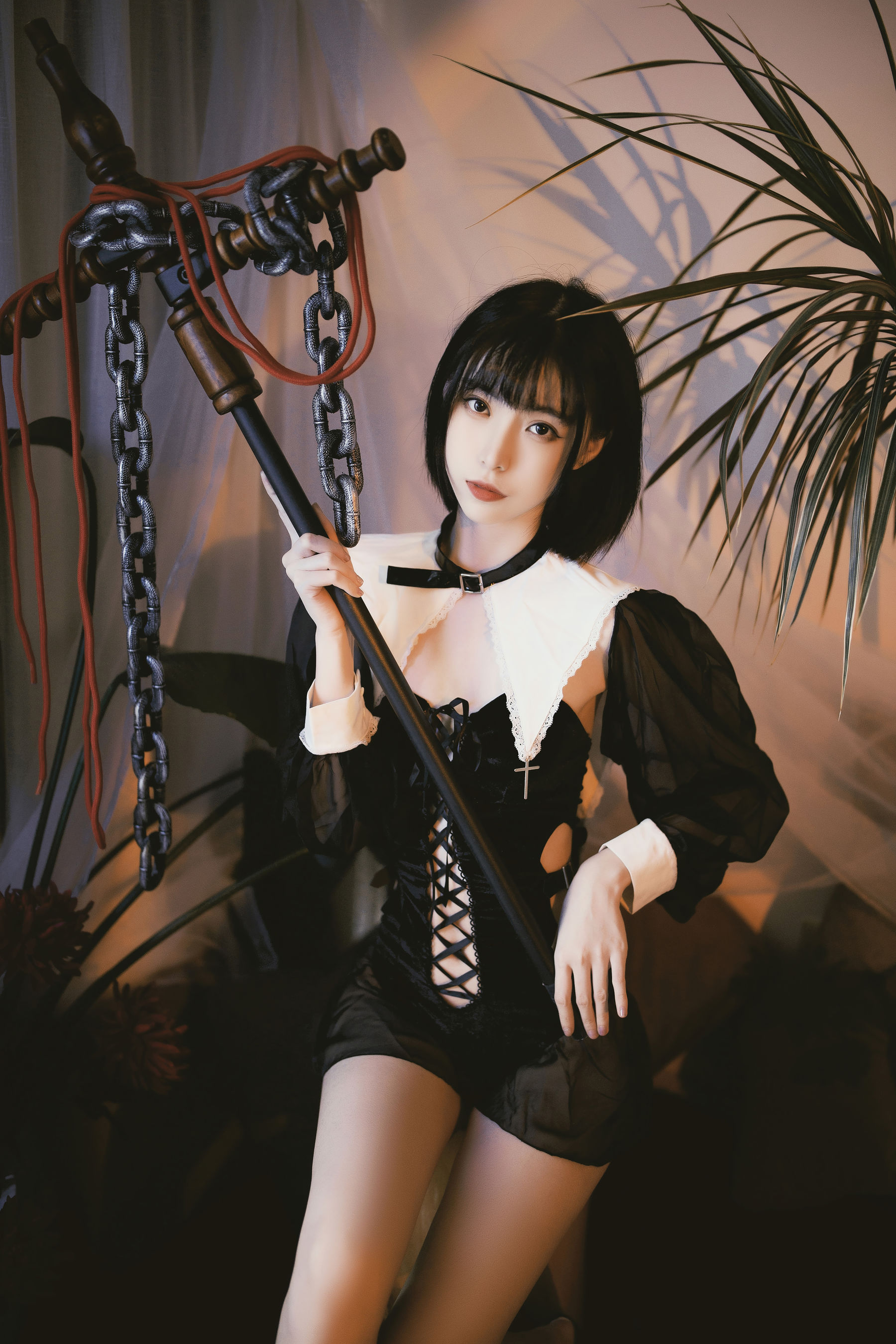 [福利COS] 许岚(叁月life) - 修女创作（37P）