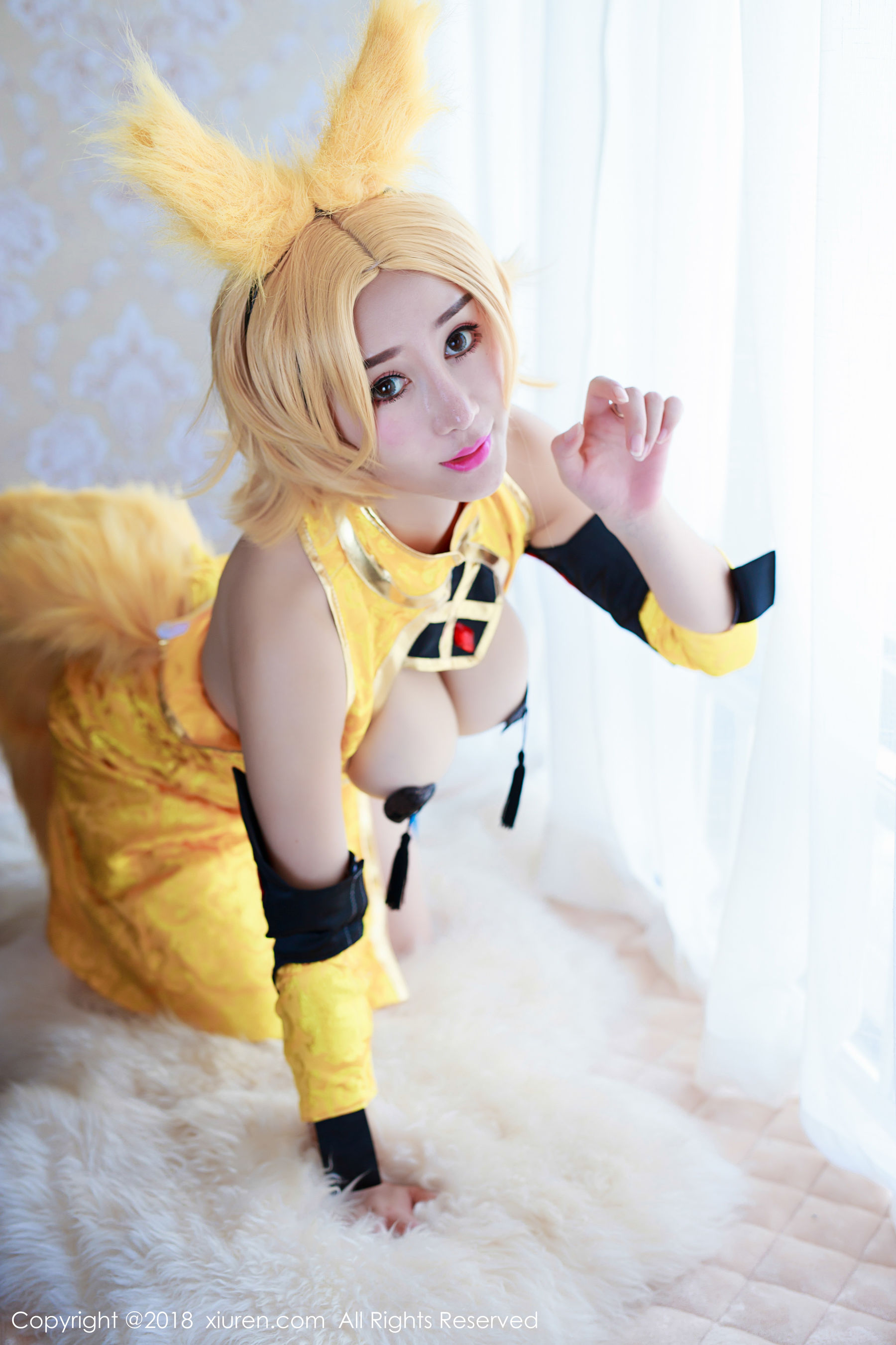 邹晶晶女王《王者荣耀妲己COS》 [秀人XiuRen] No.937（44P）