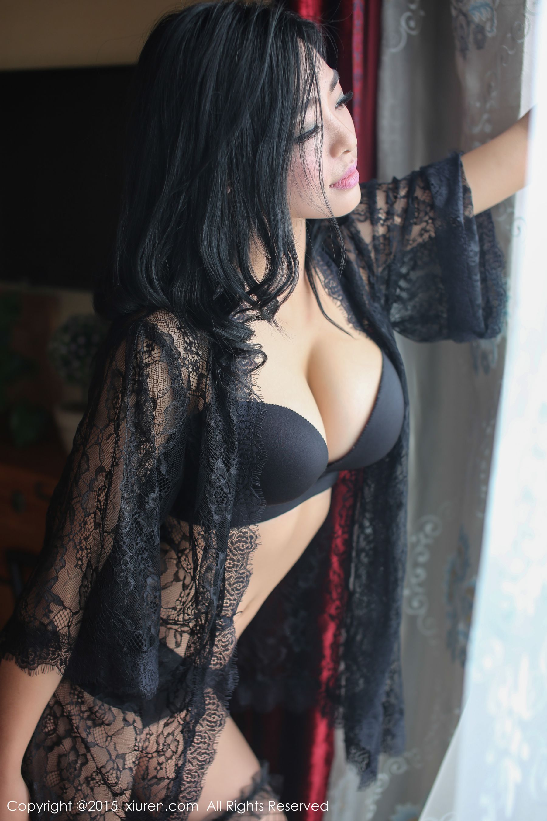 安妮Tess《2套性感蕾丝内衣》 [秀人网XiuRen] No.418（54P）