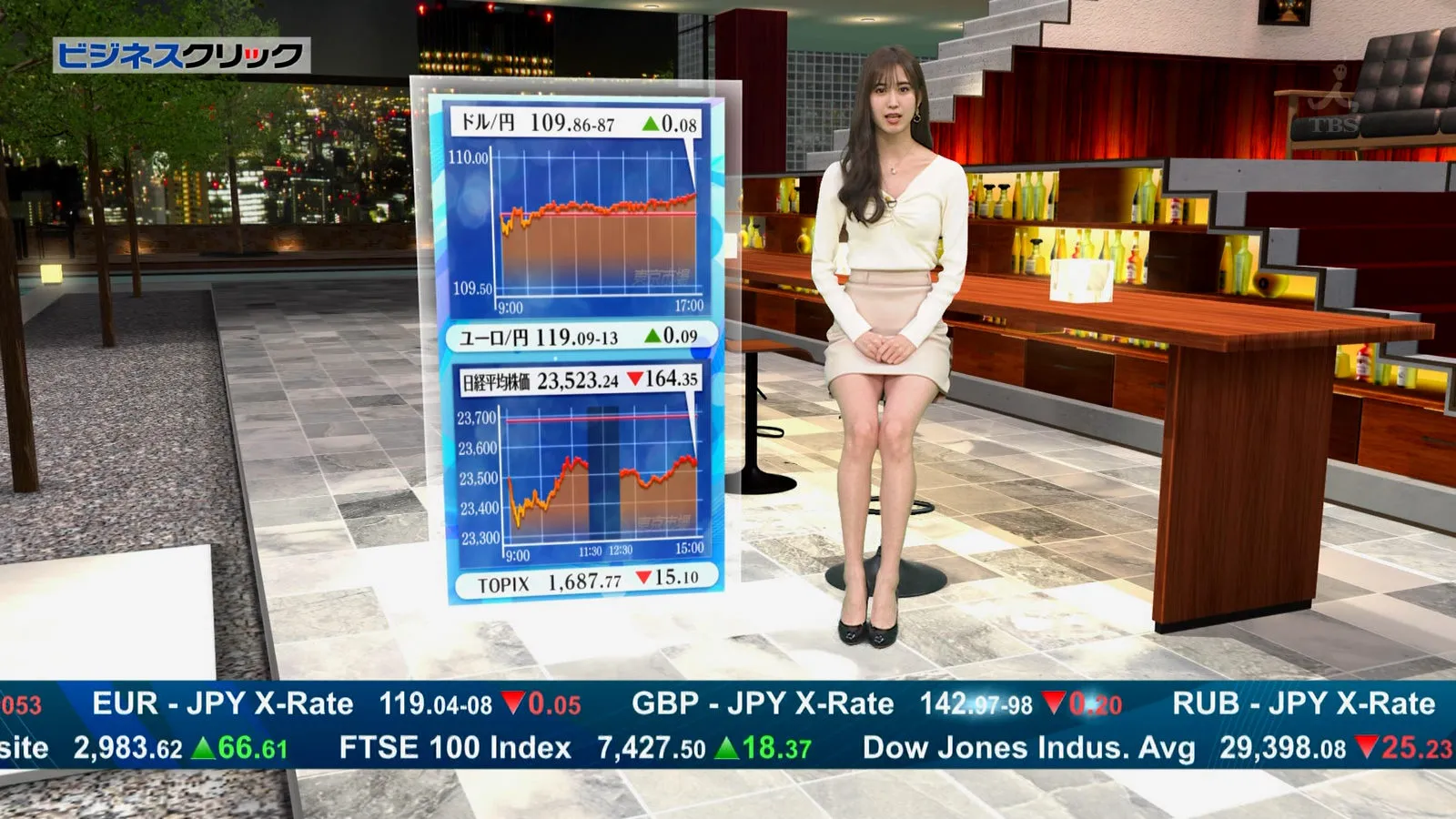 阿部菜渚美 ビジネスクリックキャスターの泳装写真 21P