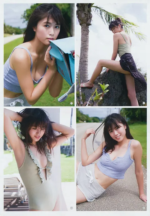 北向珠夕 8頭身グラマラス美女の泳装写真　51P③